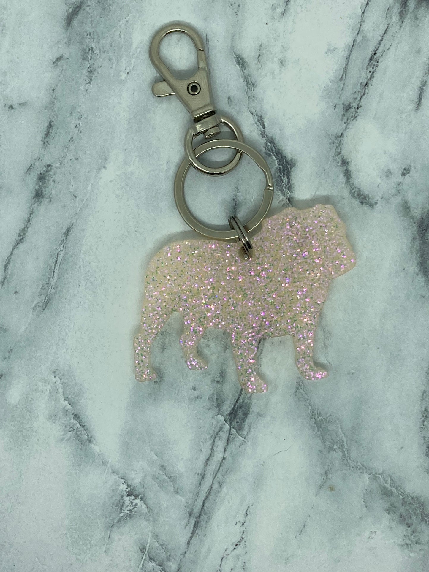 English Bulldog Keychain