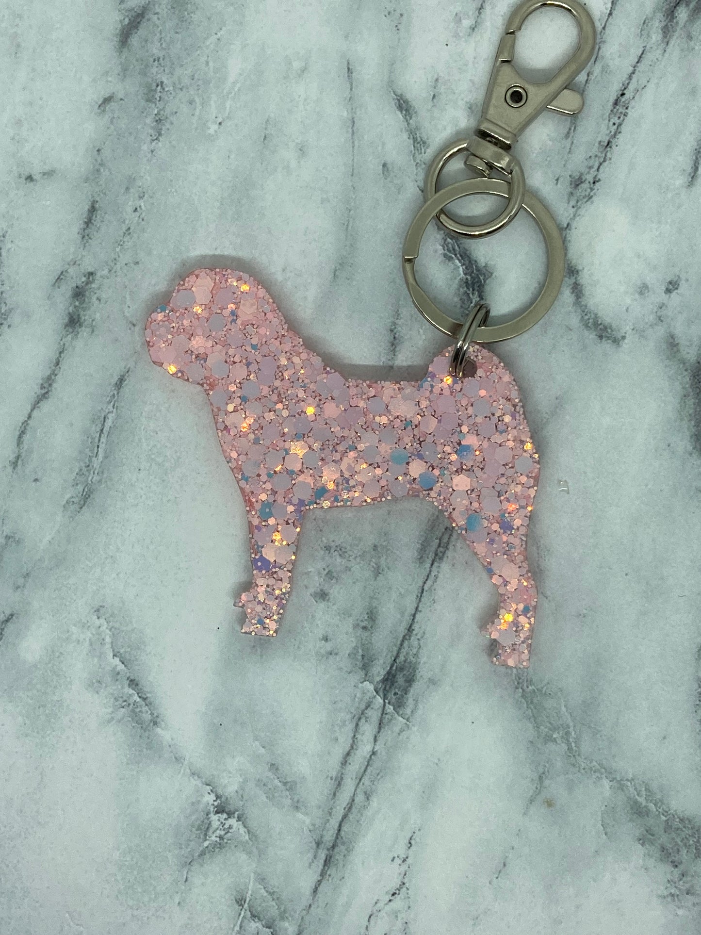 Shar Pei Keychain
