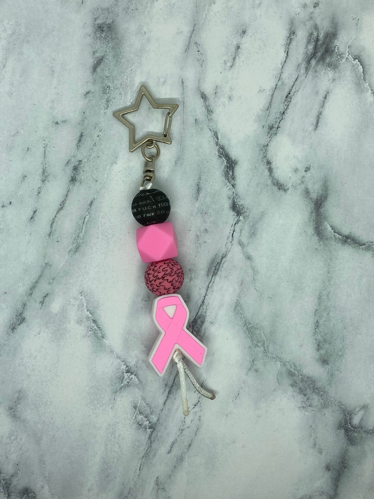 Ribbon Keychain, Silicone Keychain