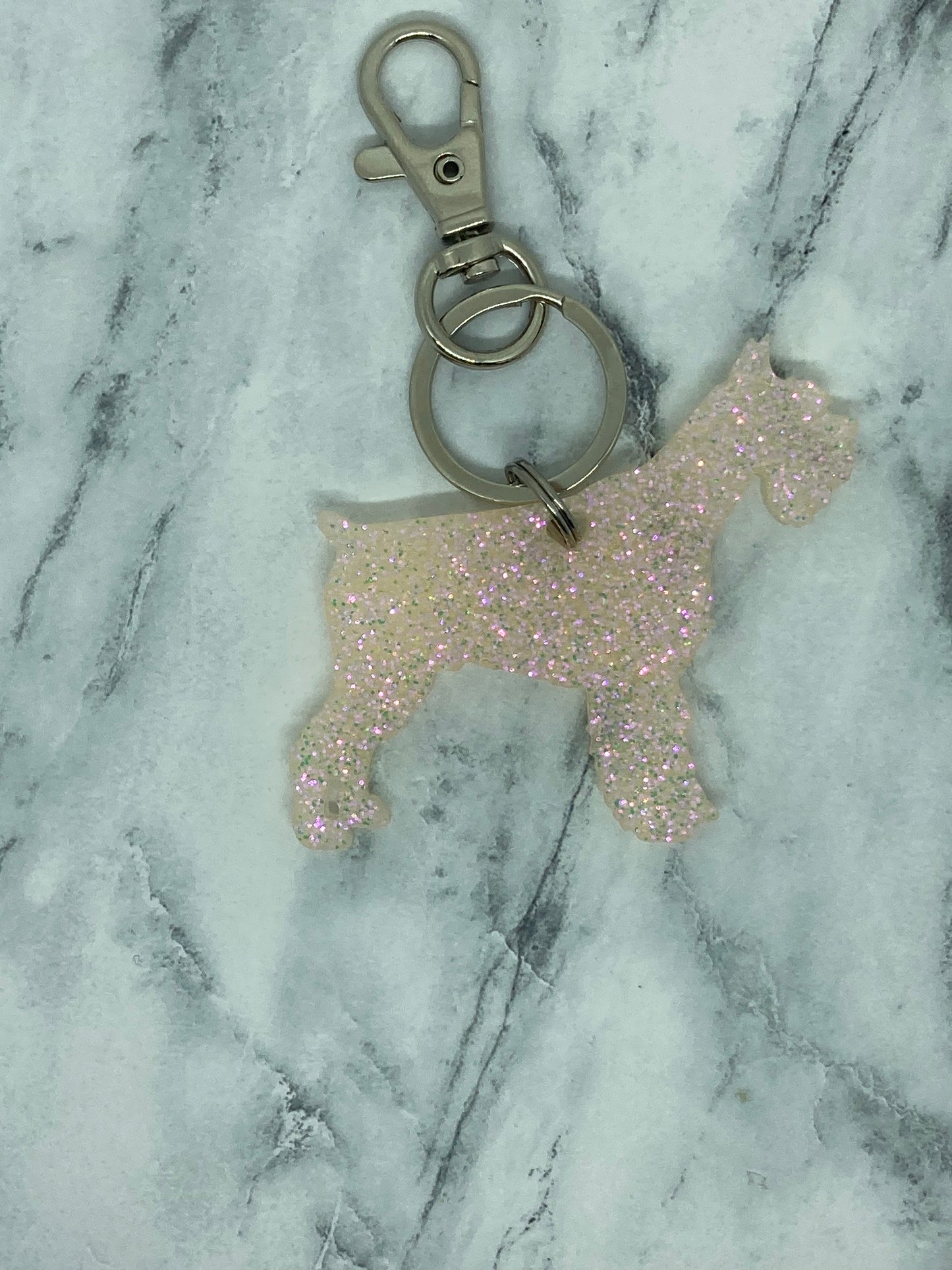 Schnauzer Keychain