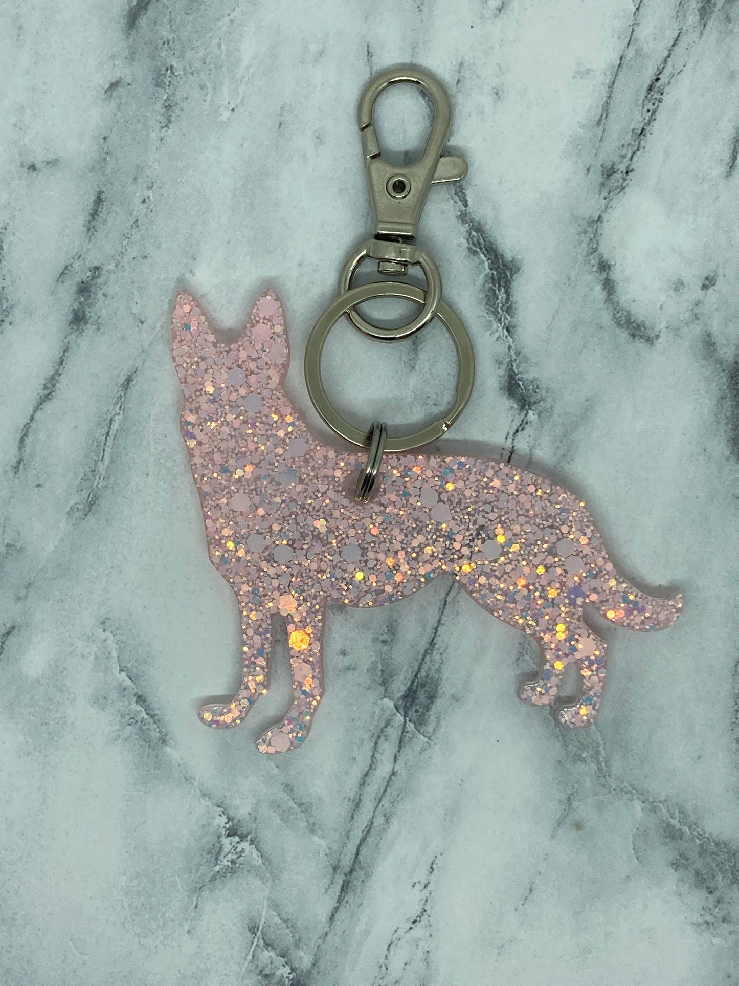 German Shepherd Keychain