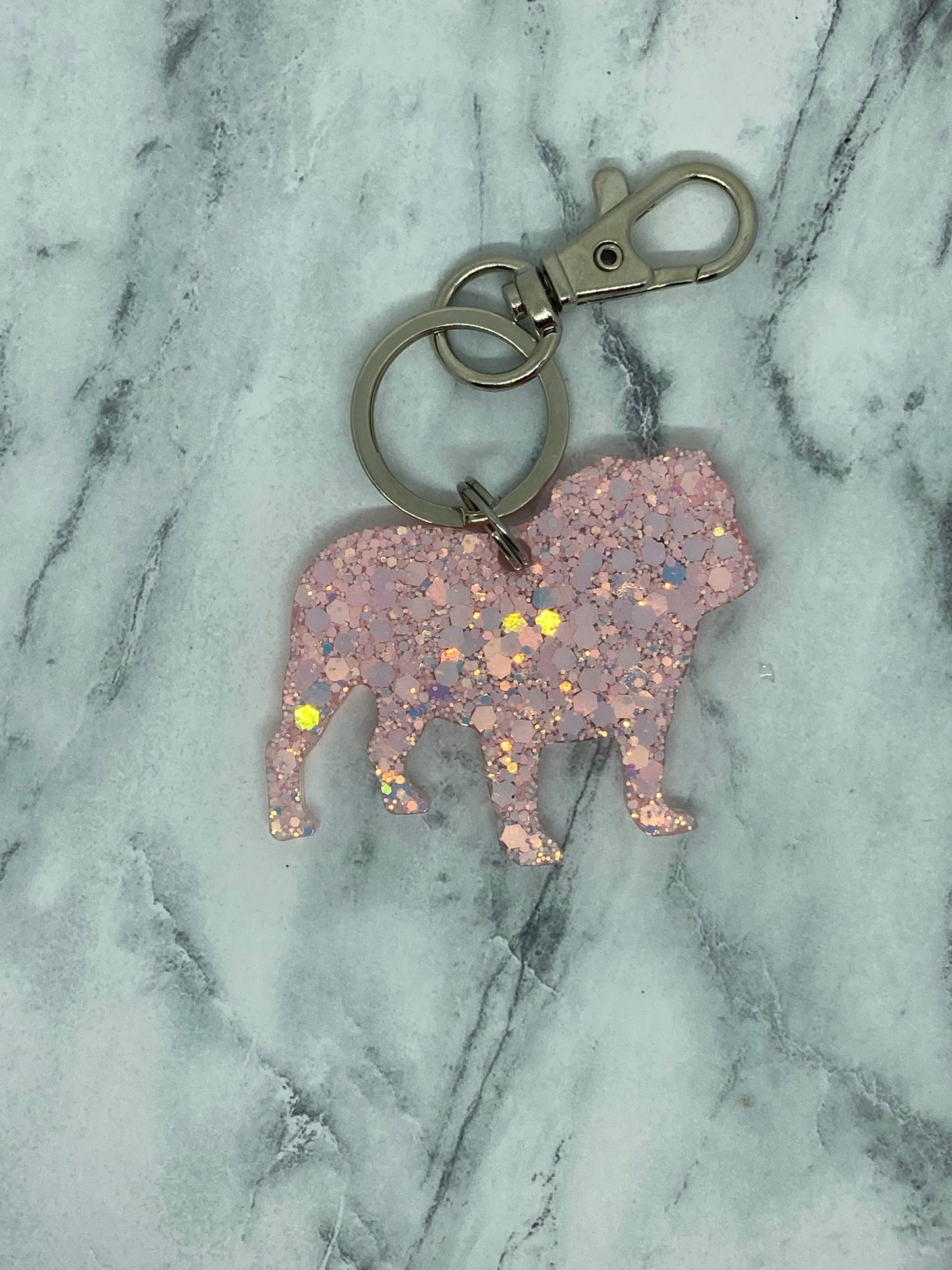 English Bulldog Keychain