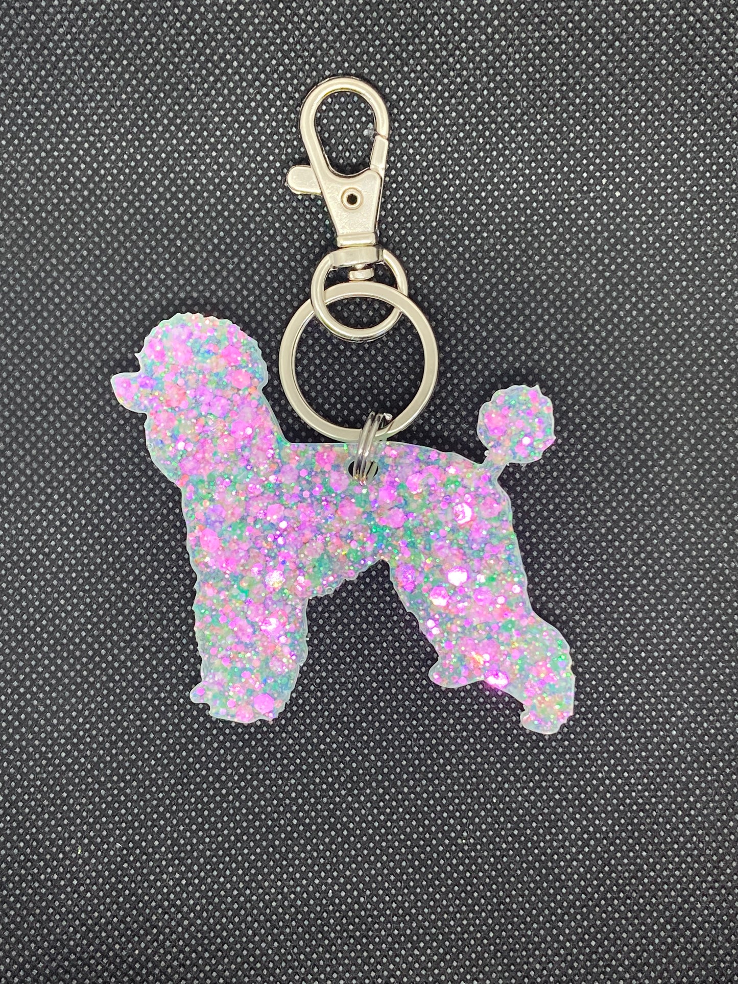Poodle Keychain
