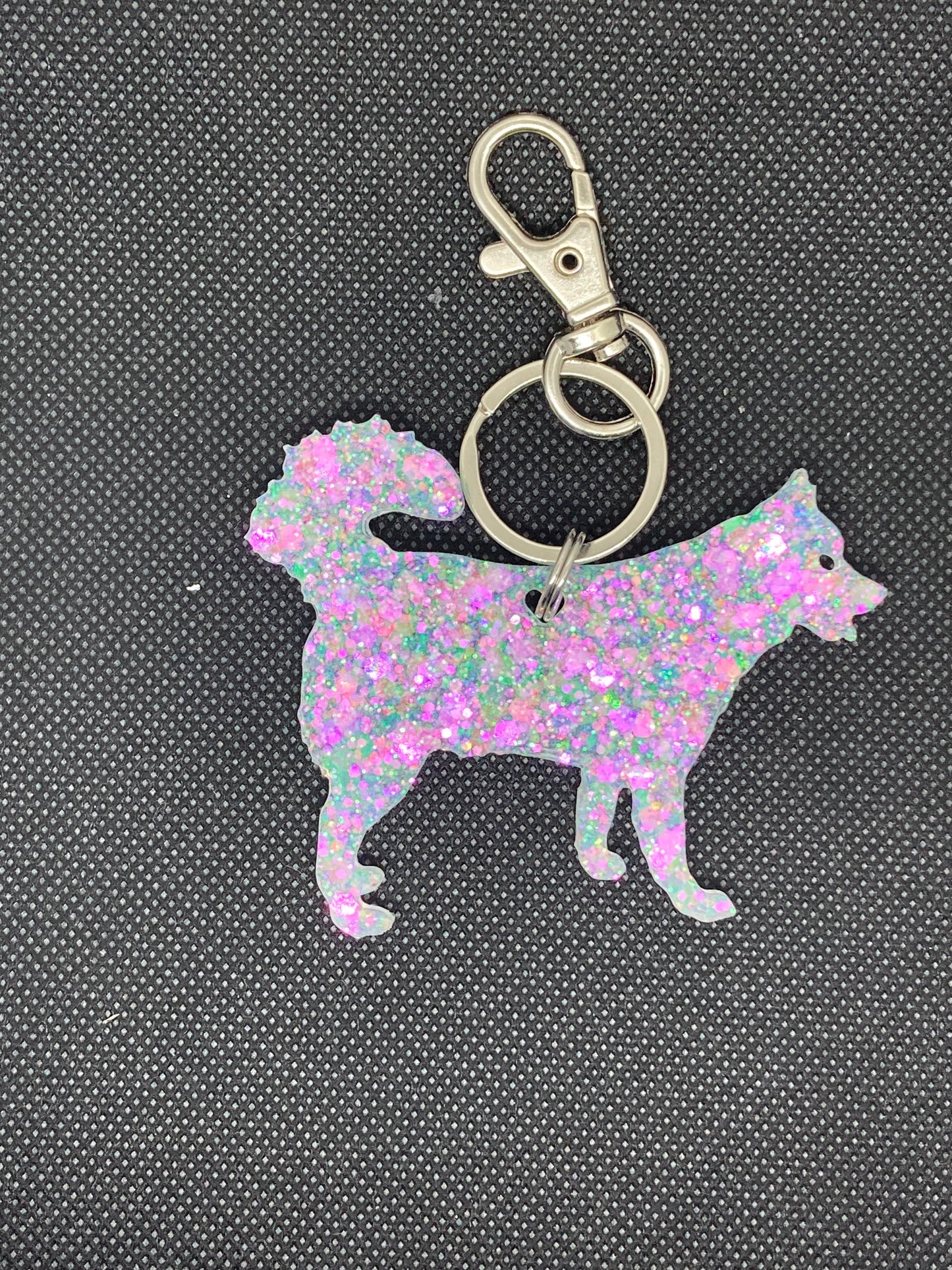 Husky/Akita Keychain