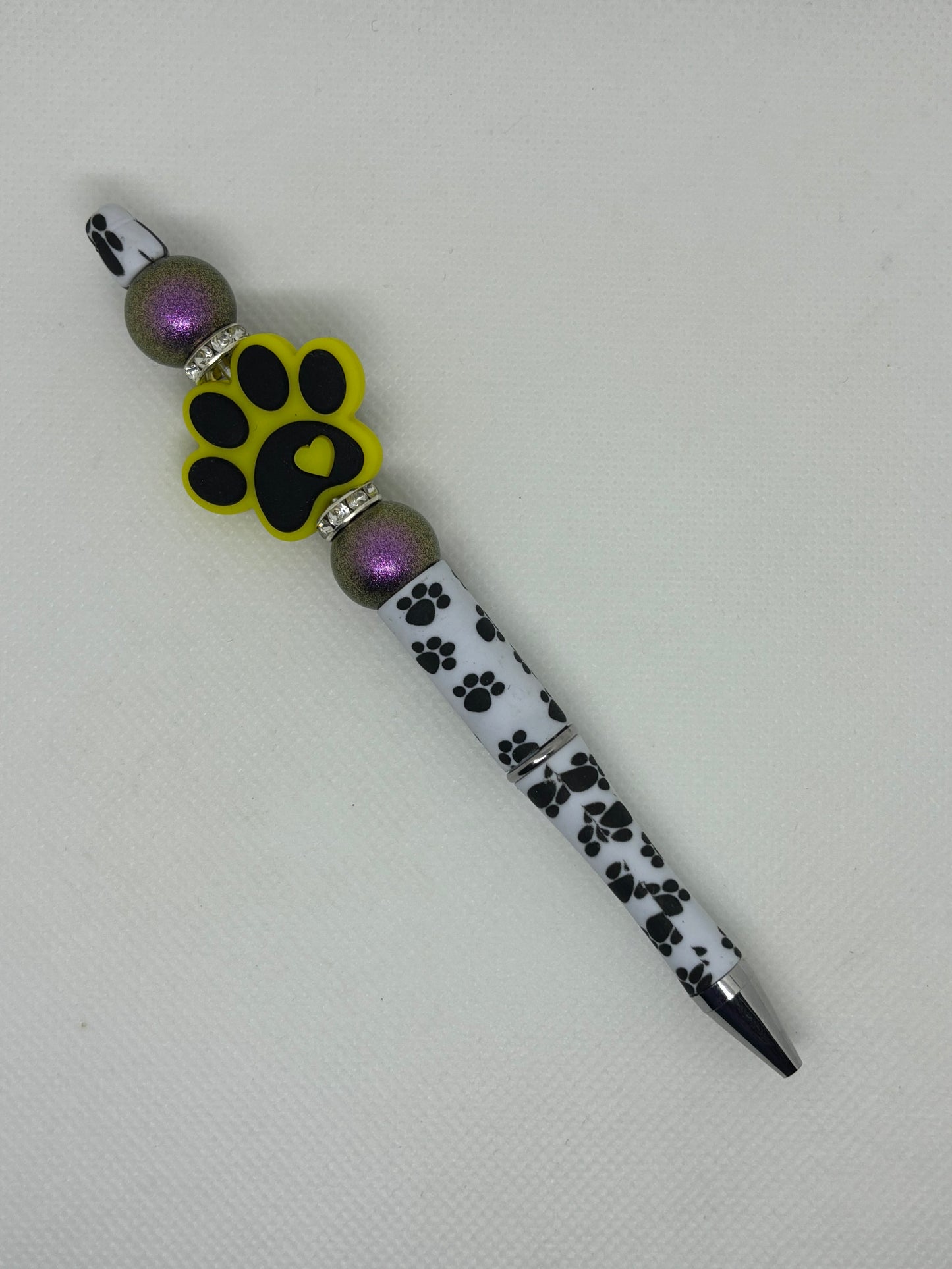 Paw Prints Beaded Pen