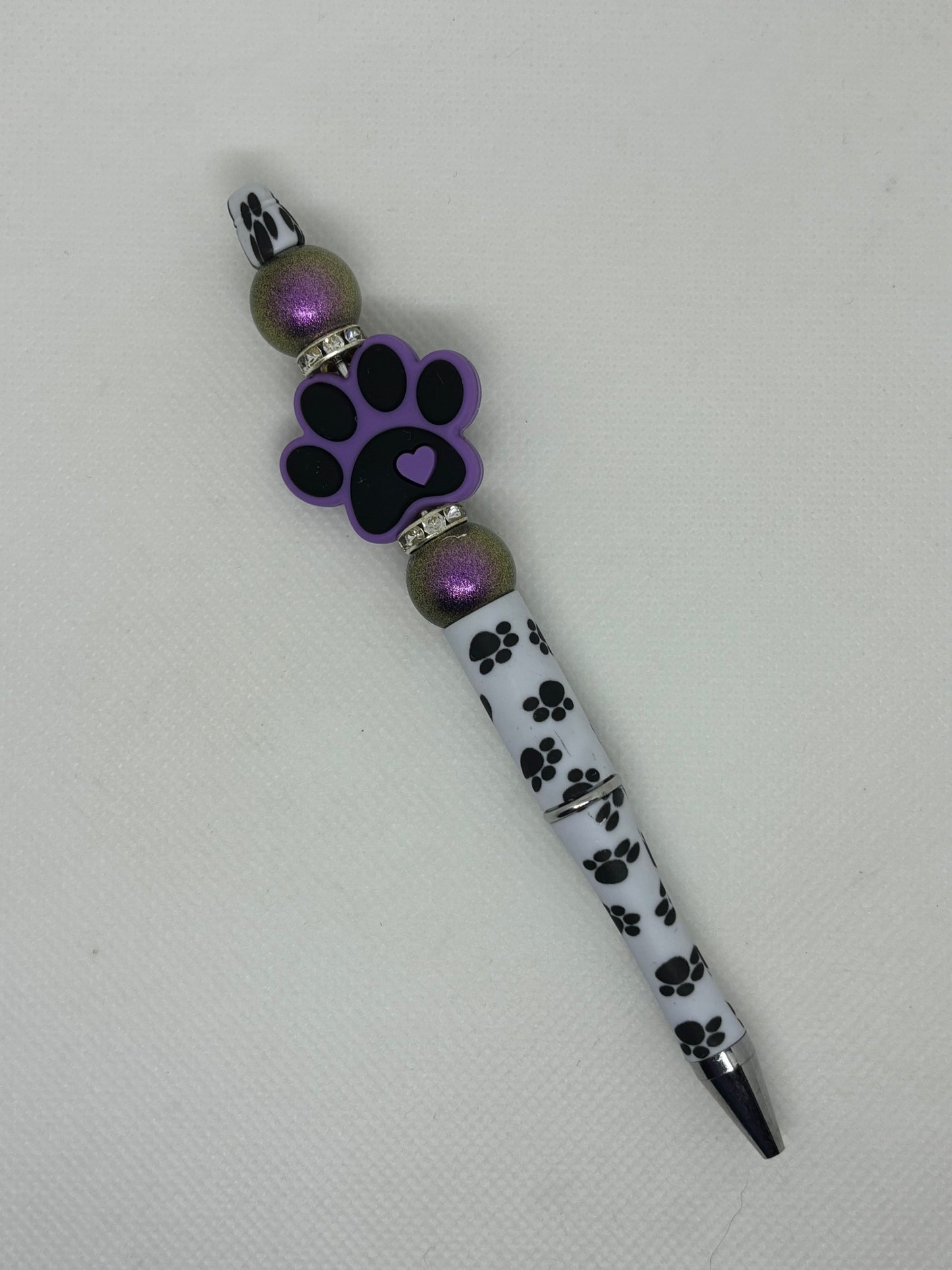 Paw Prints Beaded Pen