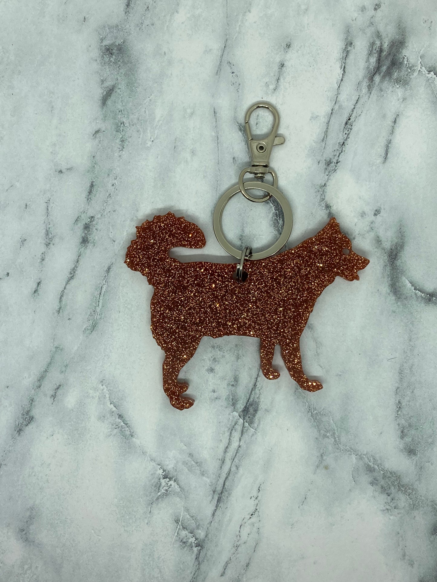 Husky/Akita Keychain