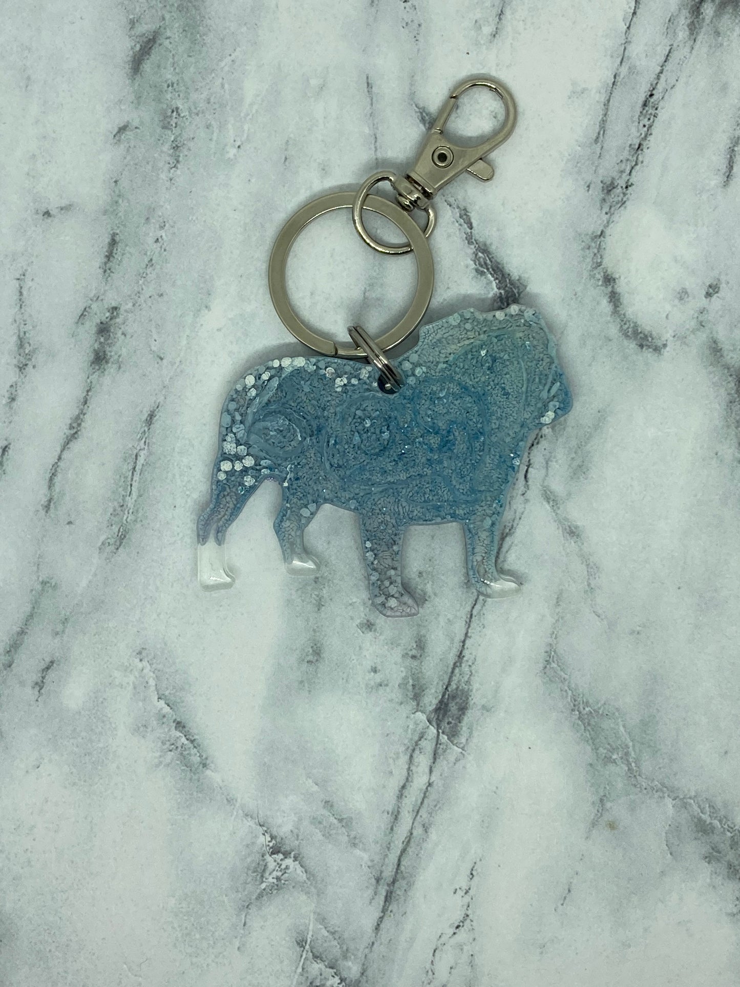 English Bulldog Keychain