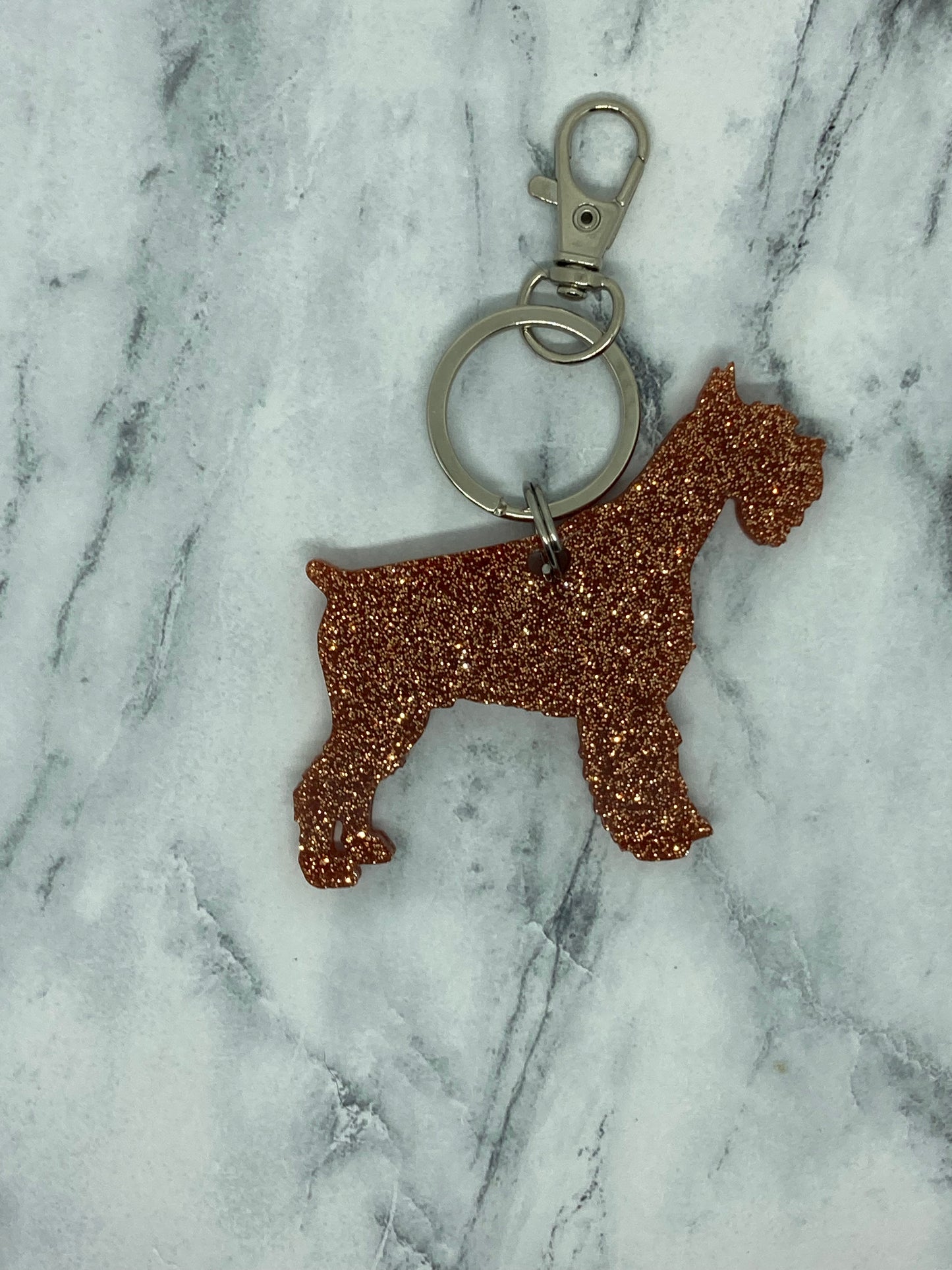 Schnauzer Keychain