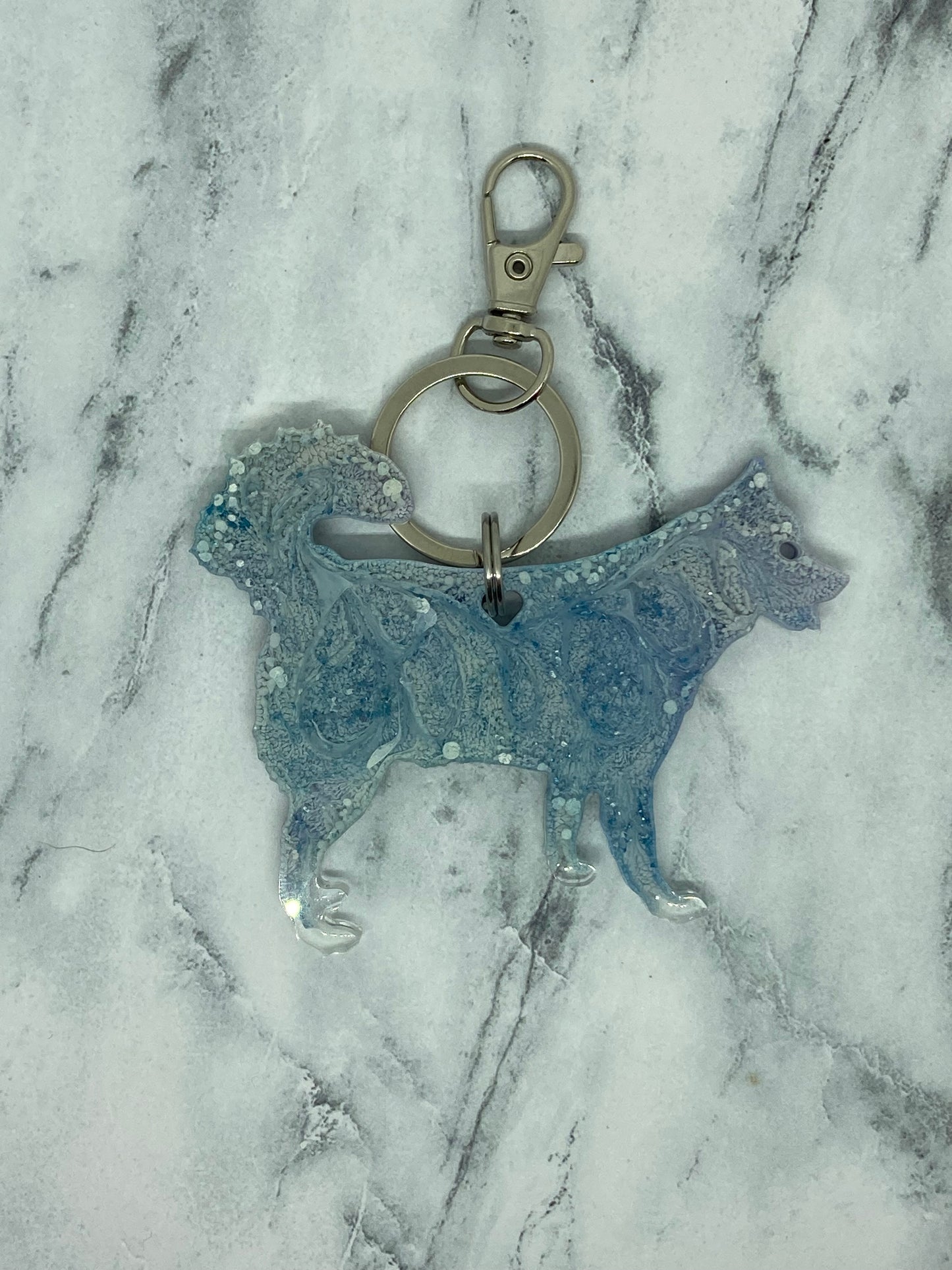 Husky/Akita Keychain