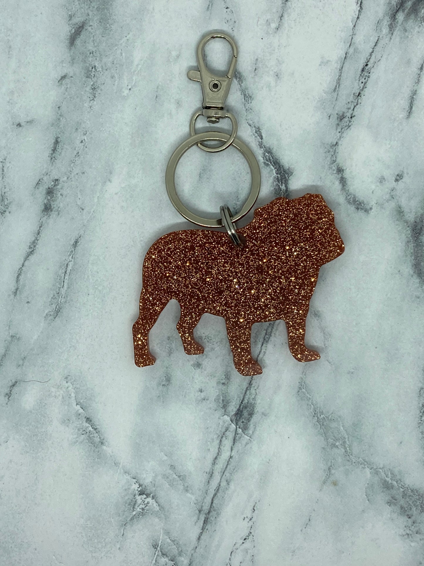 English Bulldog Keychain