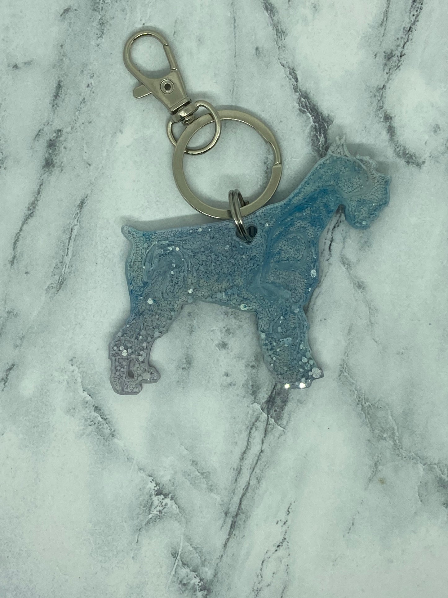 Schnauzer Keychain