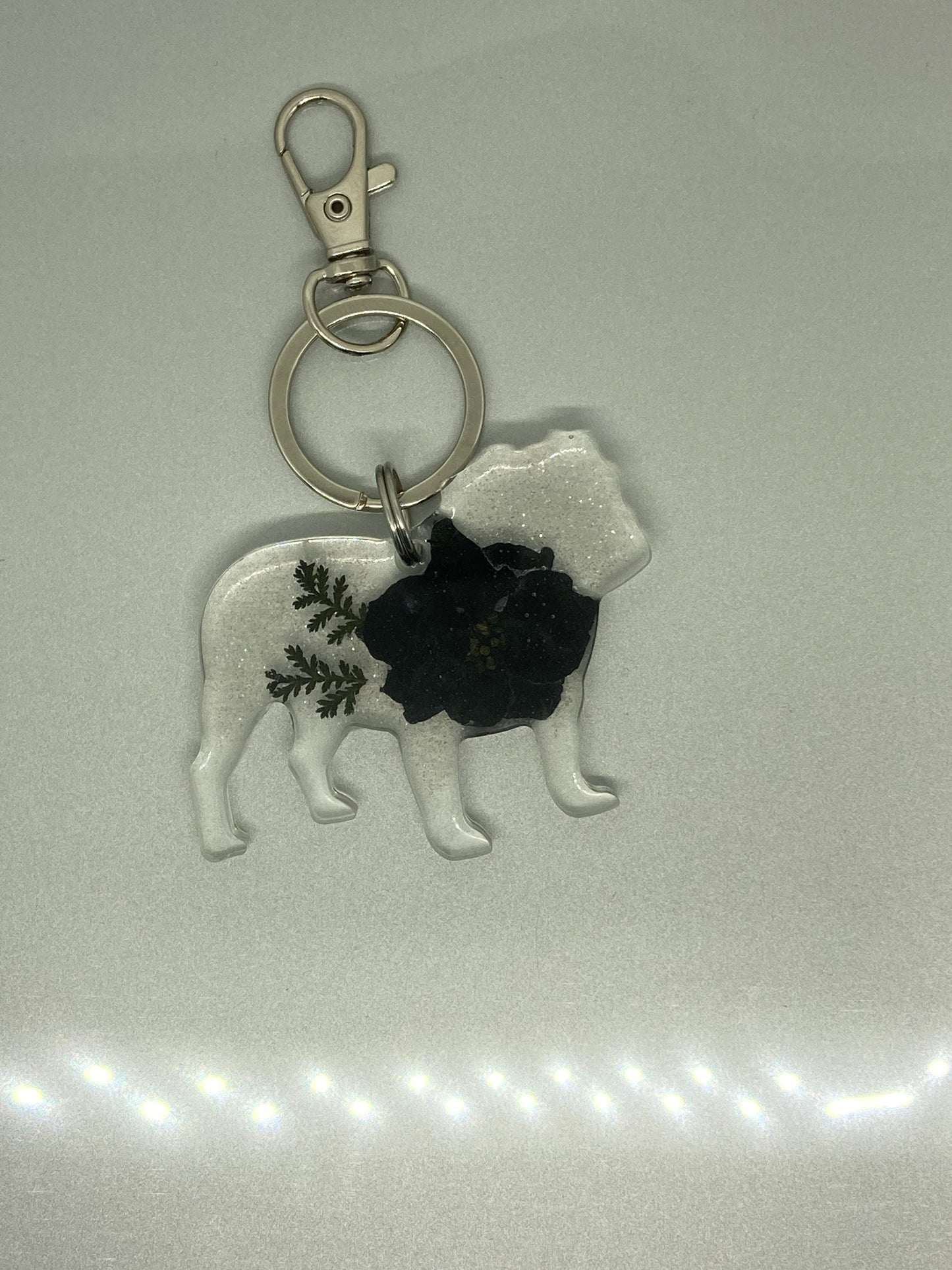 English Bulldog Keychain