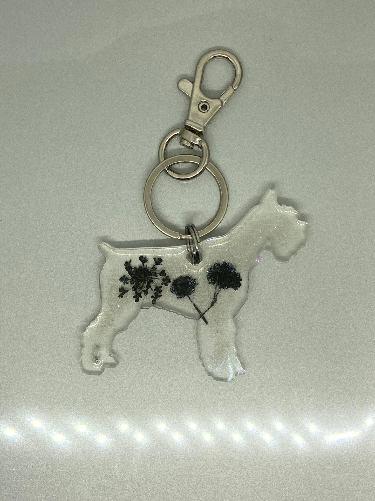Schnauzer Keychain