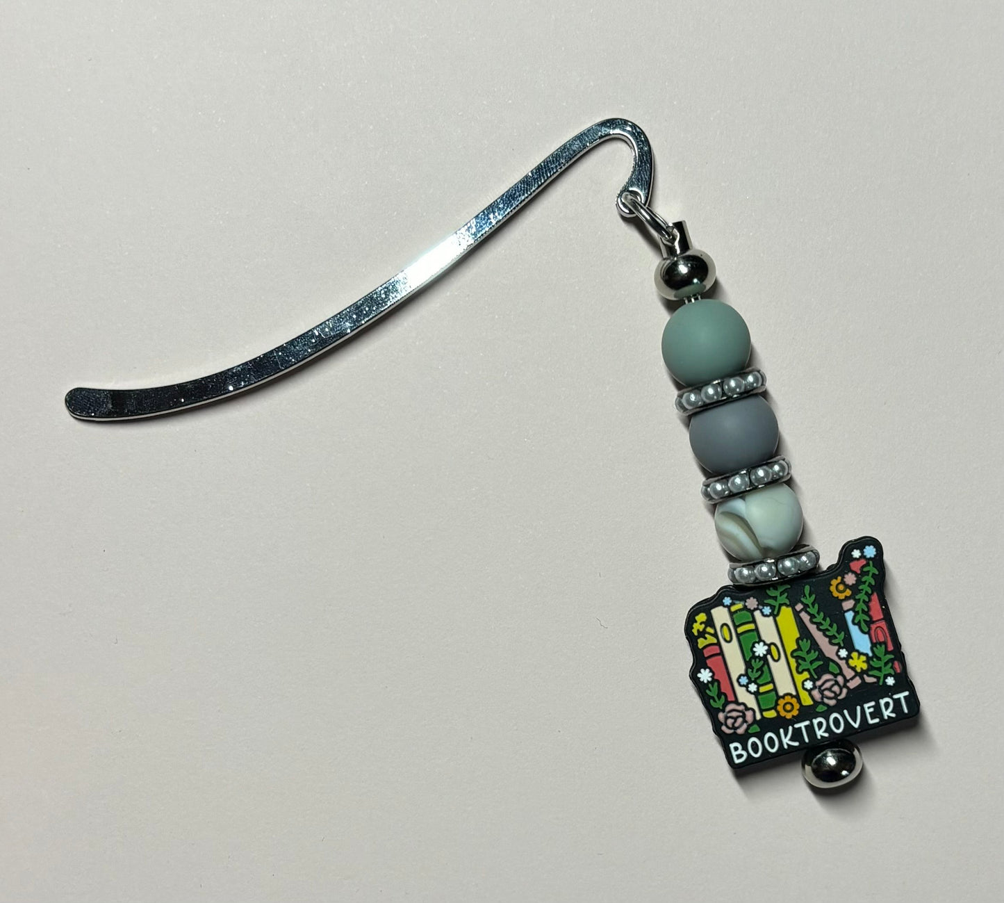 Booktrovert beaded book mark