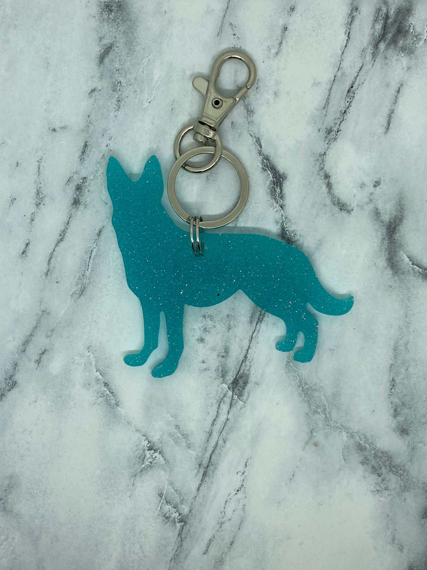 German Shepherd Keychain