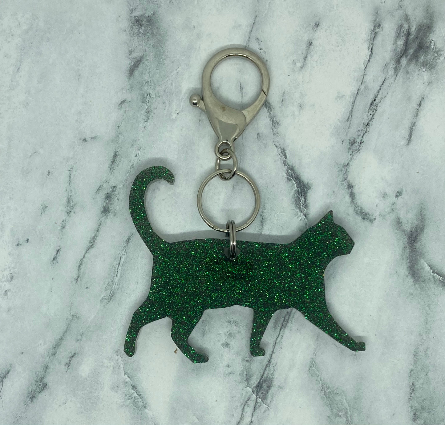 Walking Cat Keychain