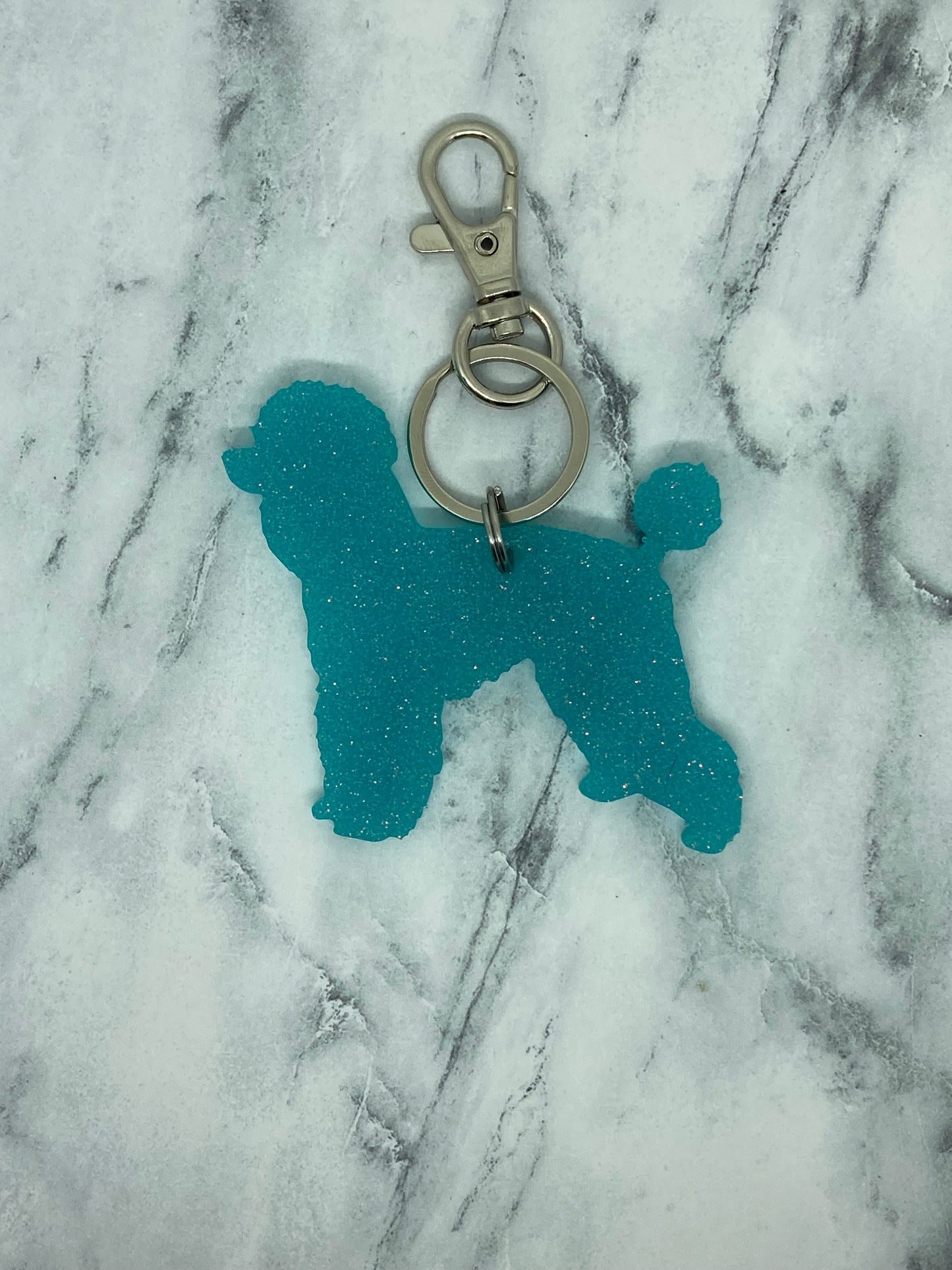 Poodle Keychain