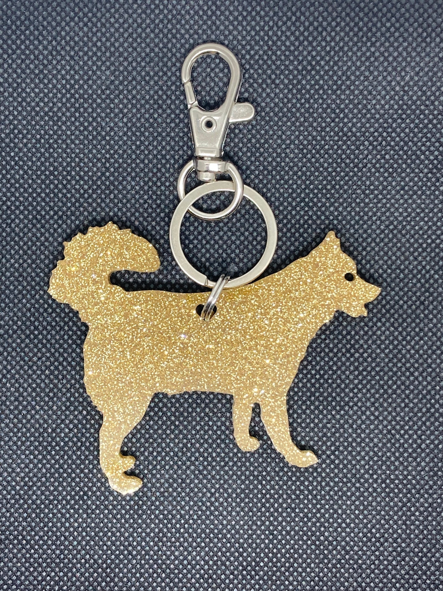 Husky/Akita Keychain