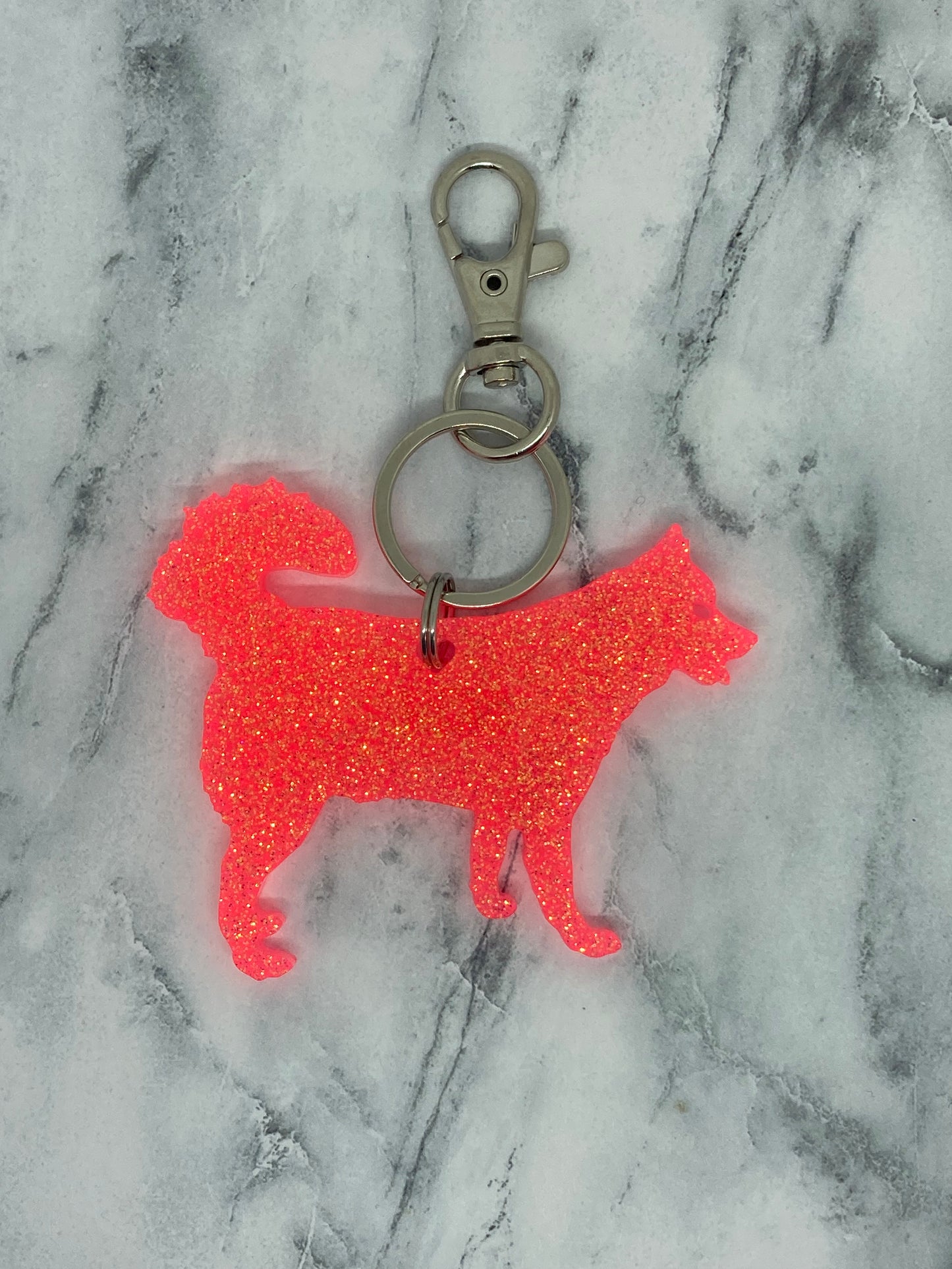 Husky/Akita Keychain