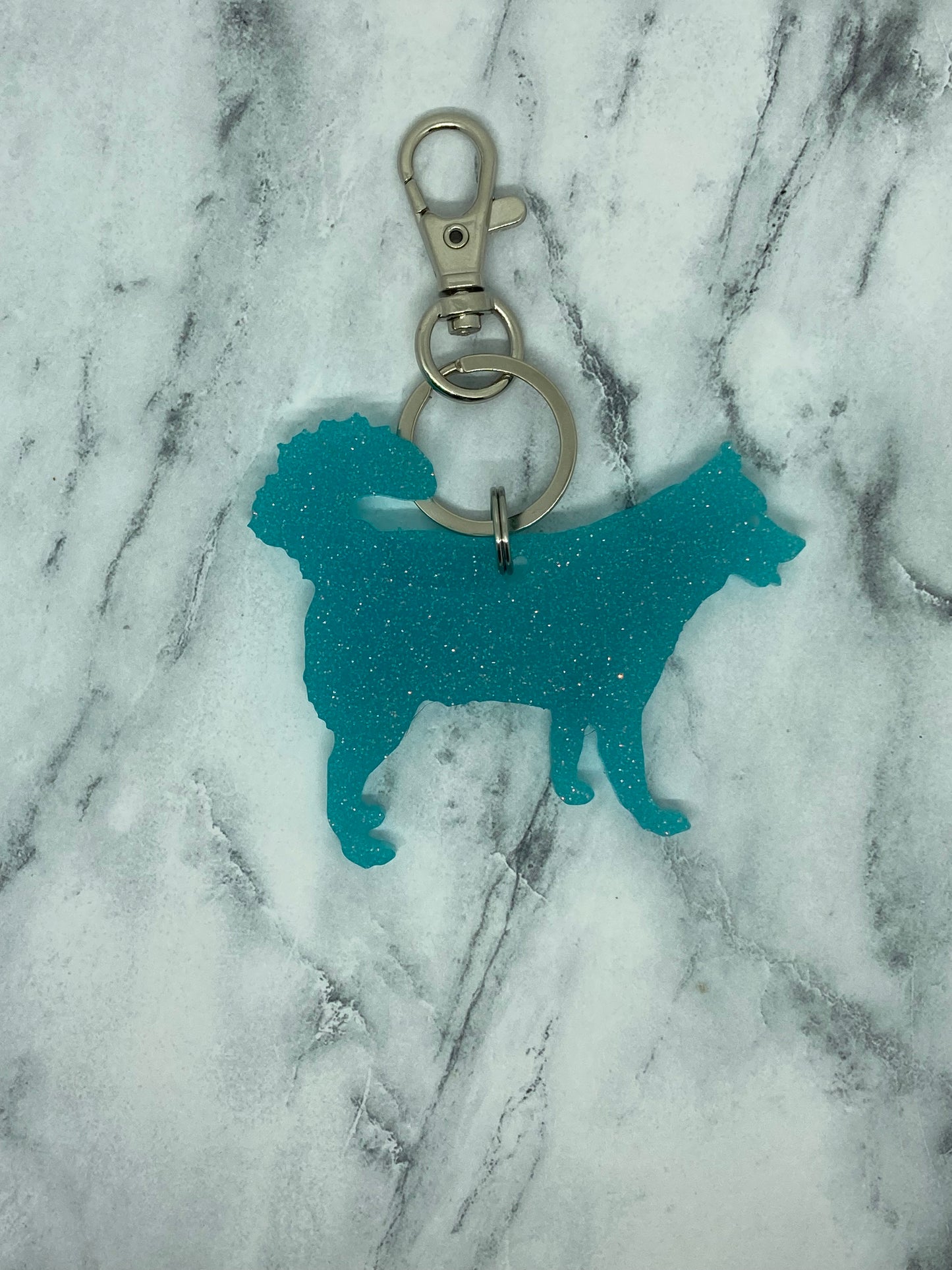 Husky/Akita Keychain