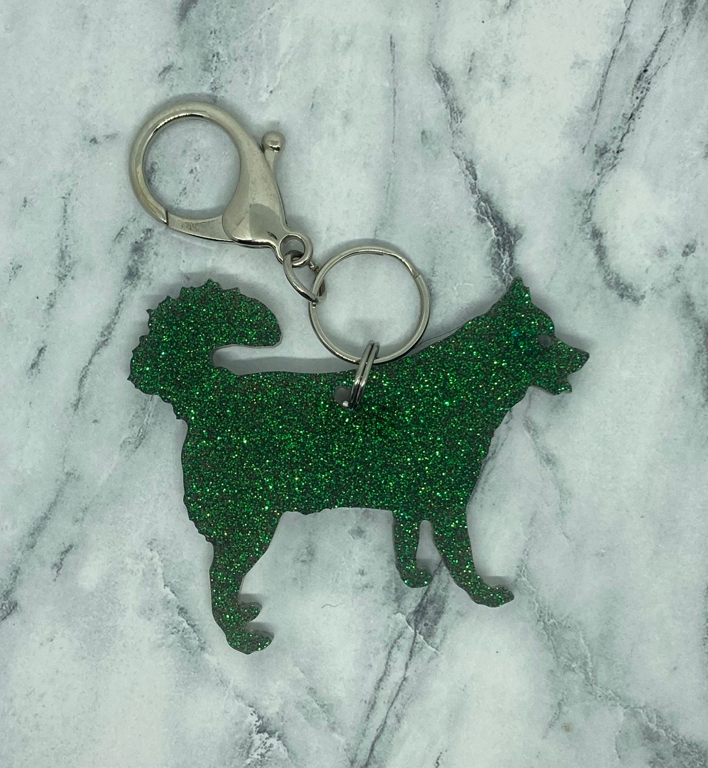 Husky/Akita Keychain