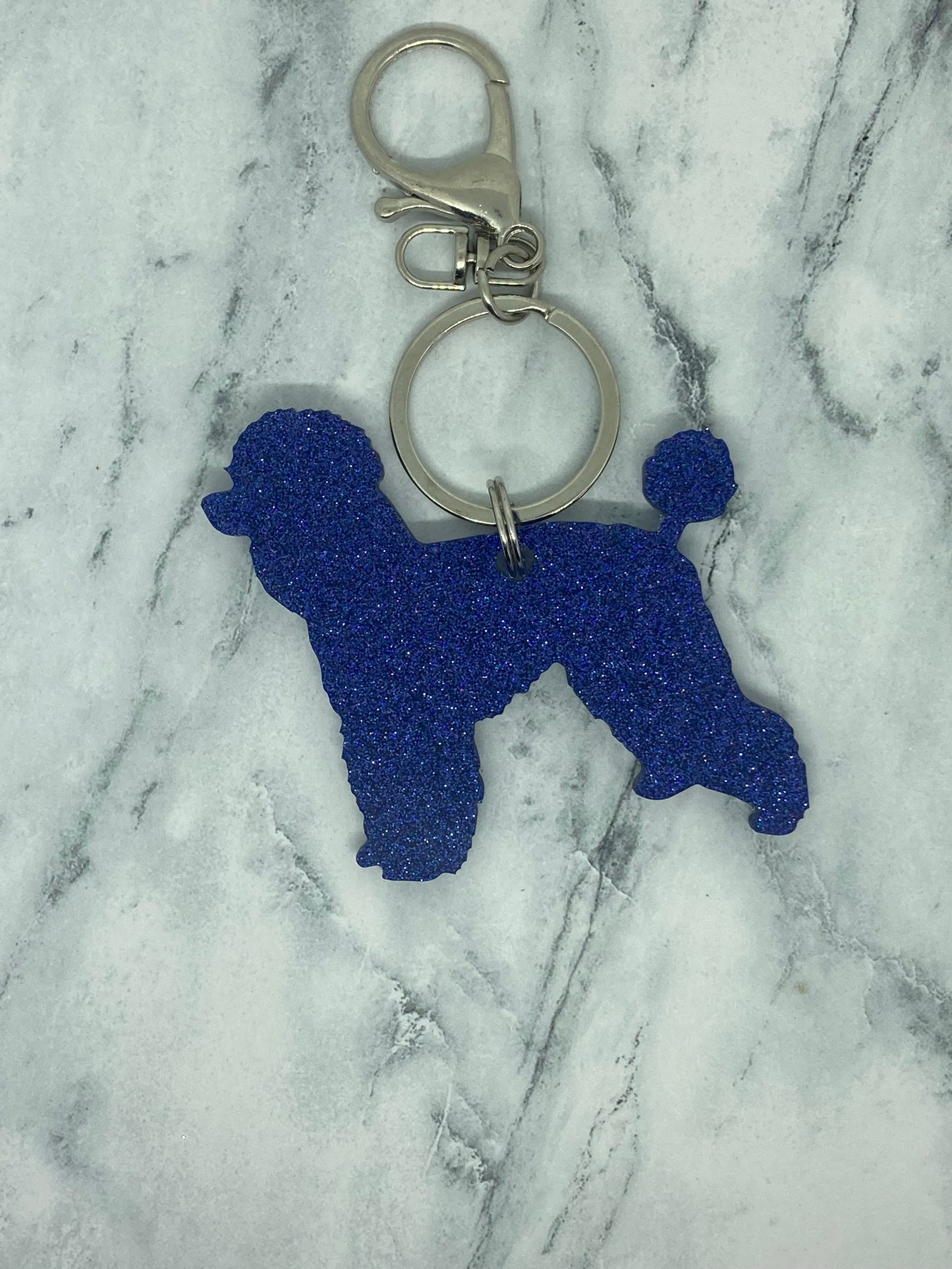 Poodle Keychain