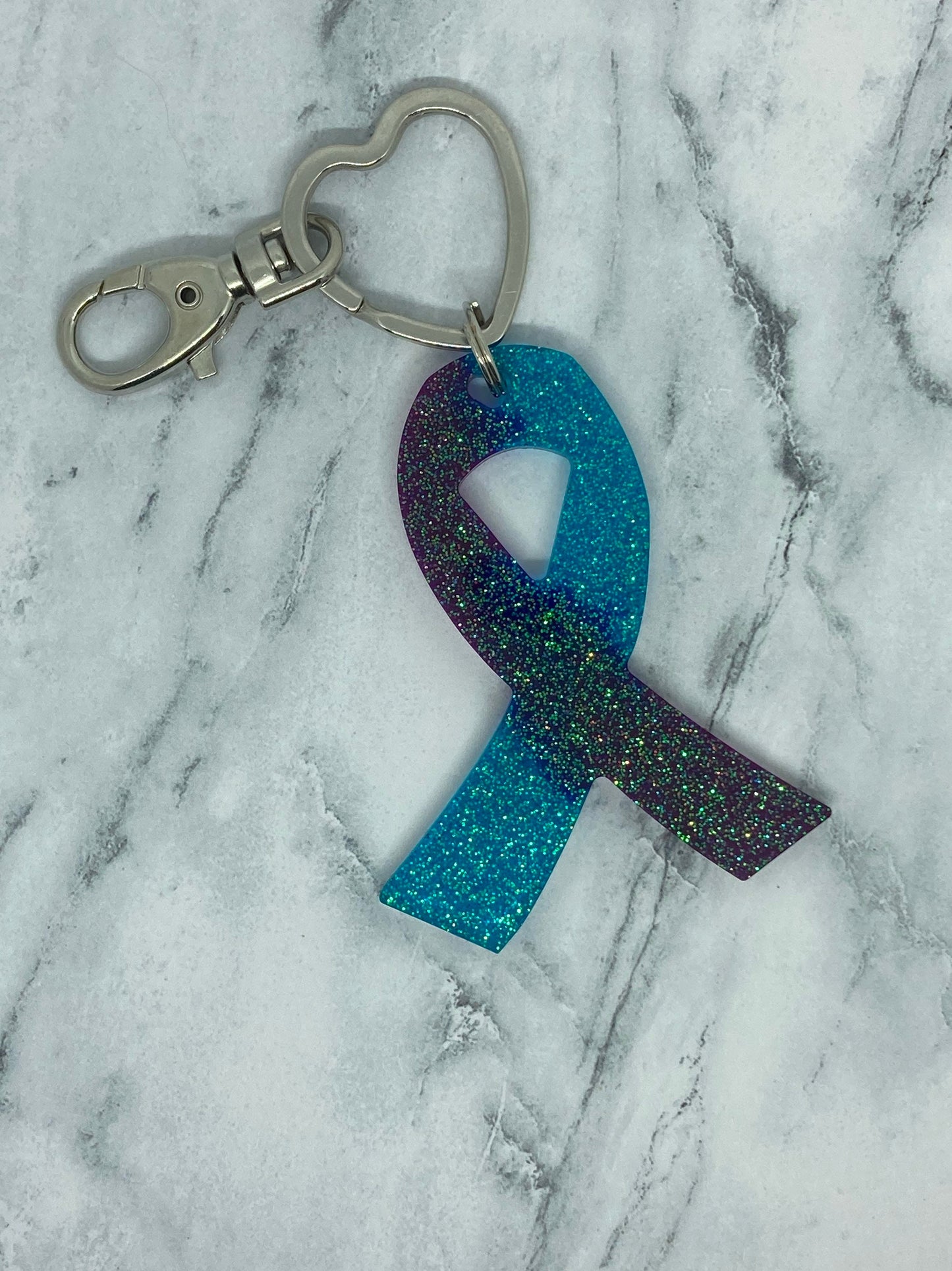 Awareness Ribbon Keychain