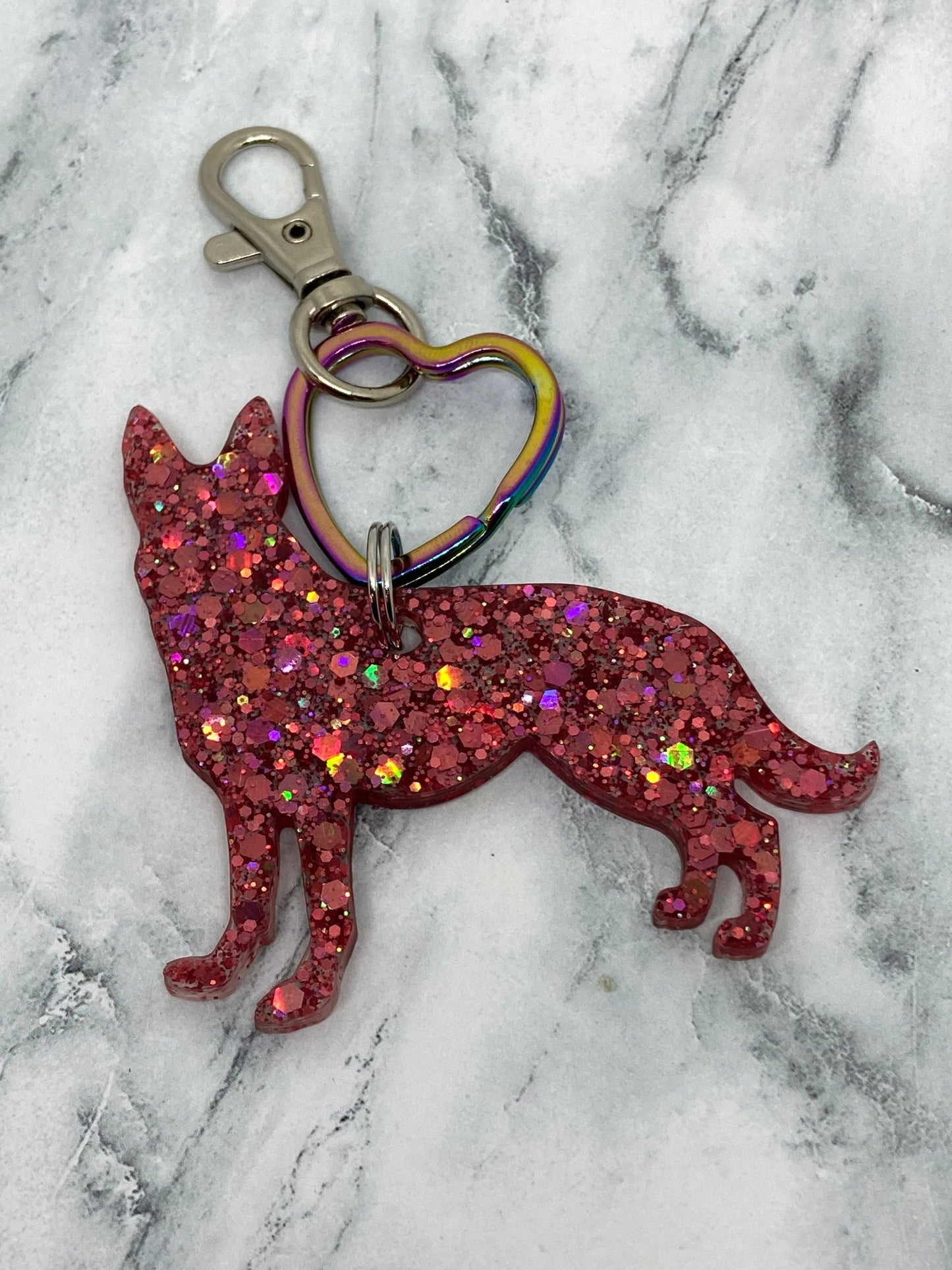 German Shepherd Keychain