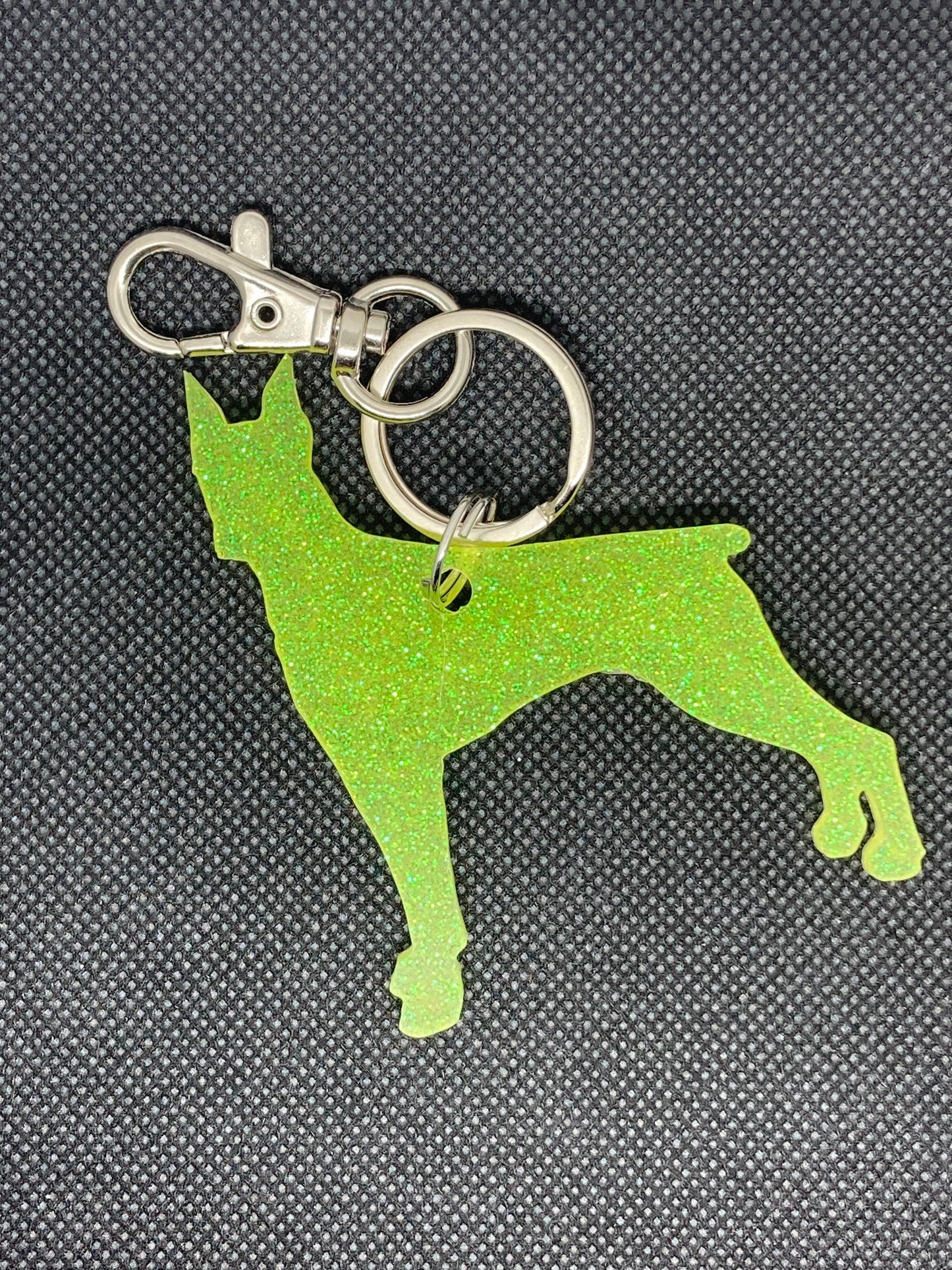 Doberman Keychain