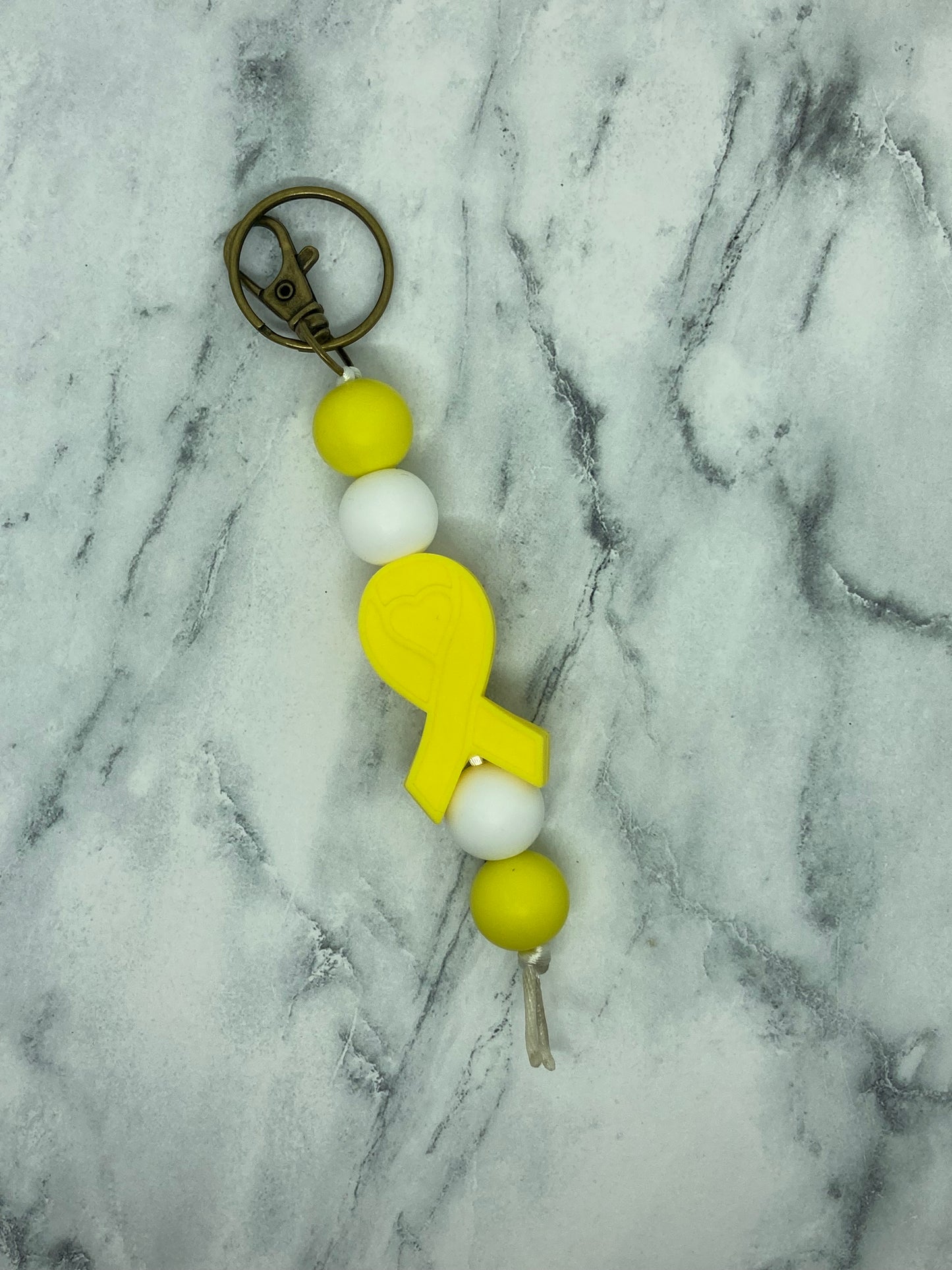 Ribbon Keychain, Silicone Keychain