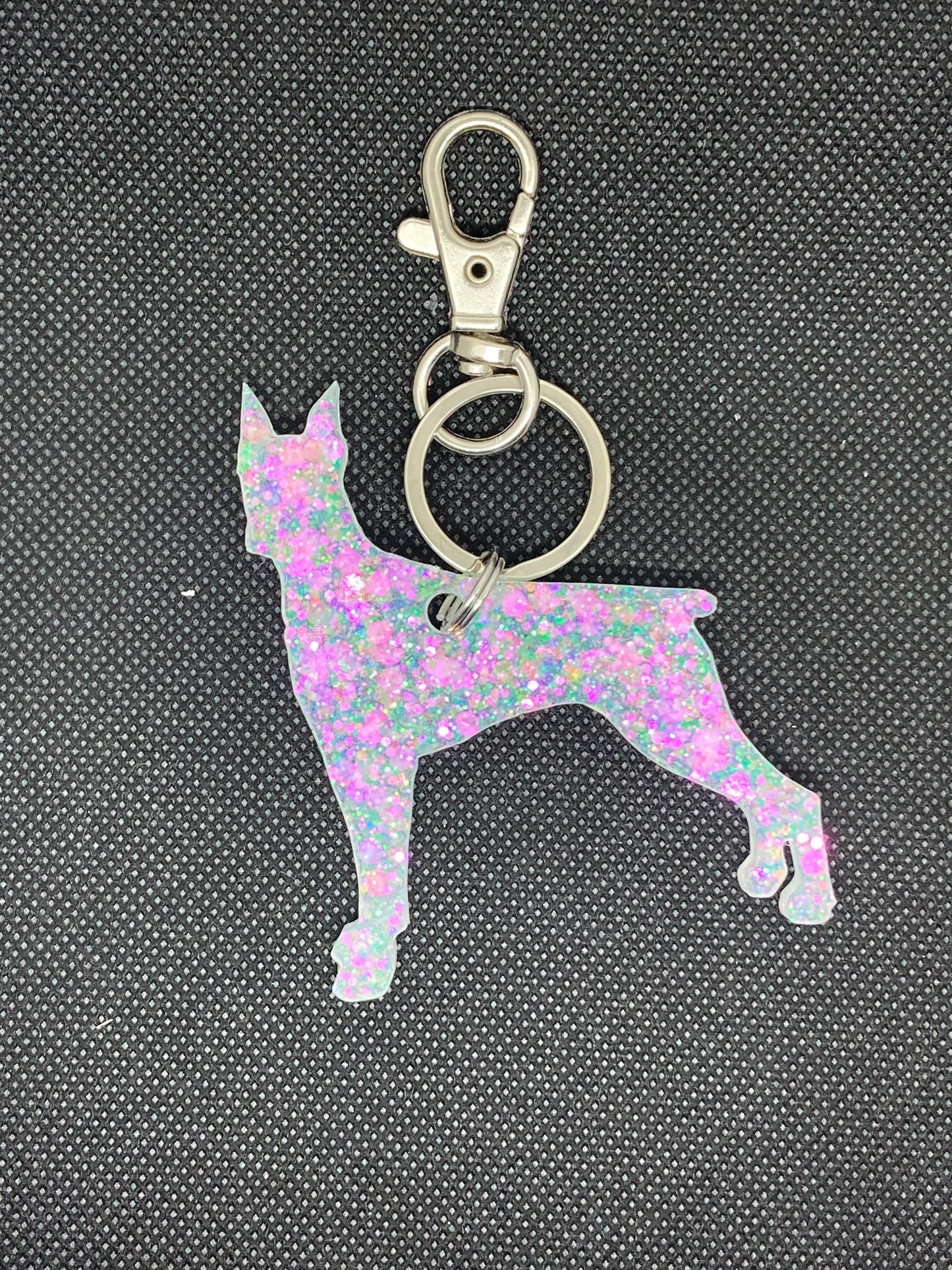 Doberman Keychain