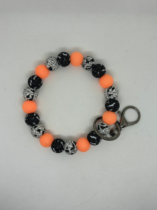 Spooky Glow Beaded Wristlet