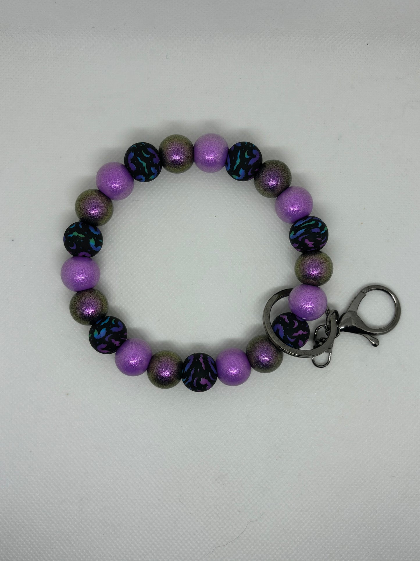 I'm Batty Beaded Wristlet