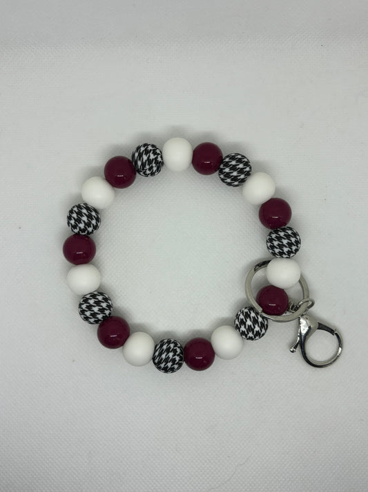 Roll Tide Beaded Wristlet