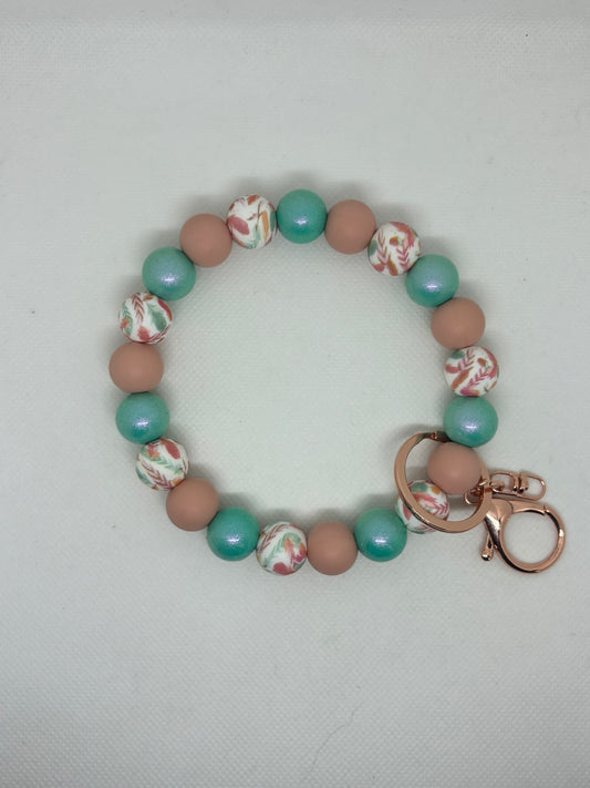 Shake Your Tail Feather Silicone Beaded Wristlet