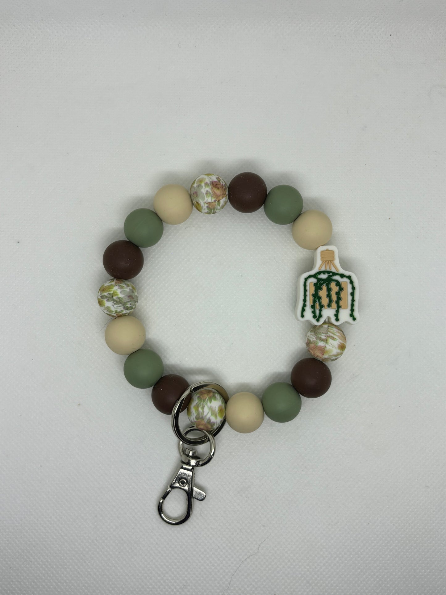 String of Pearls Inspired Beaded Wristlet
