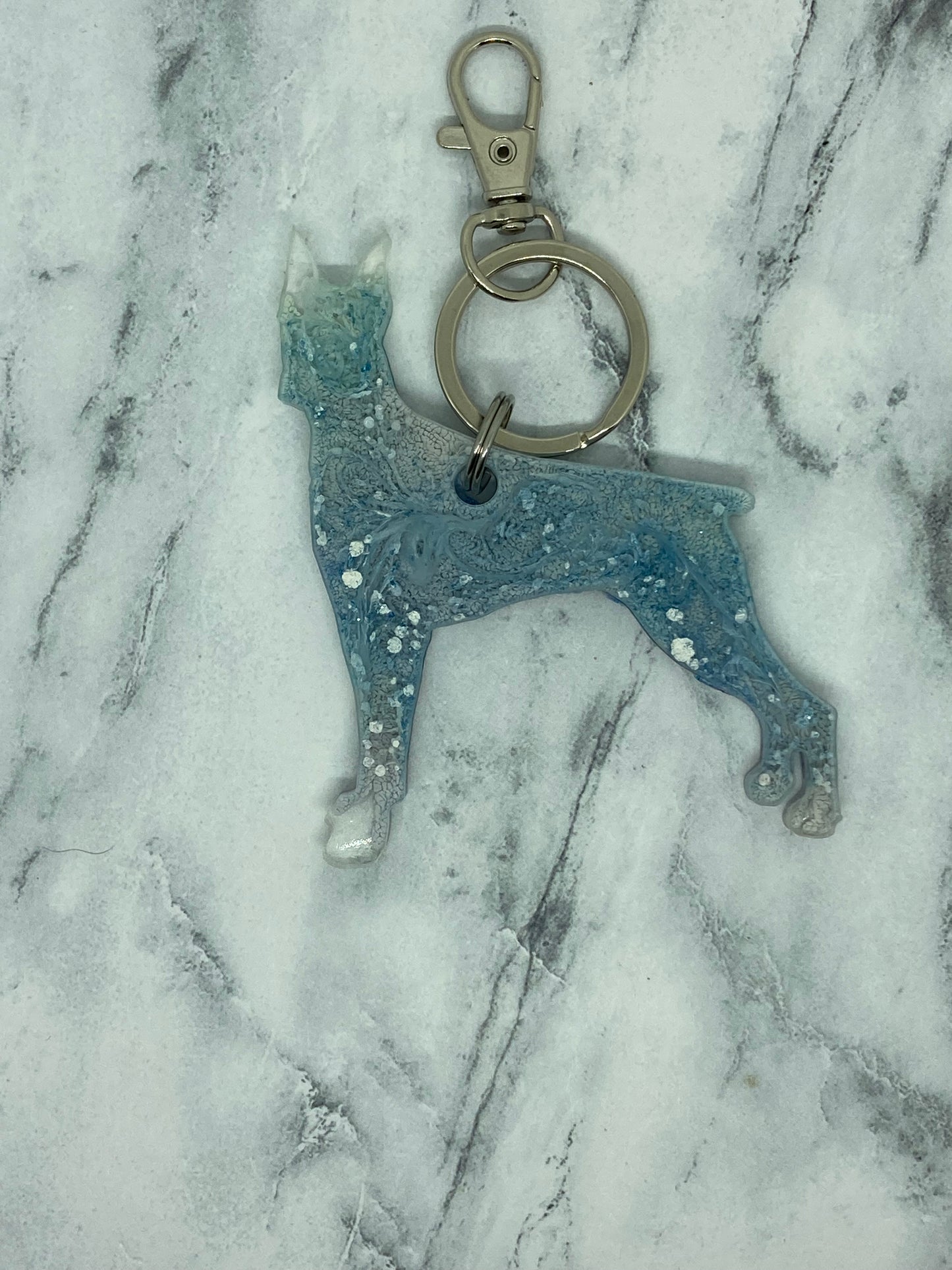 Doberman Keychain