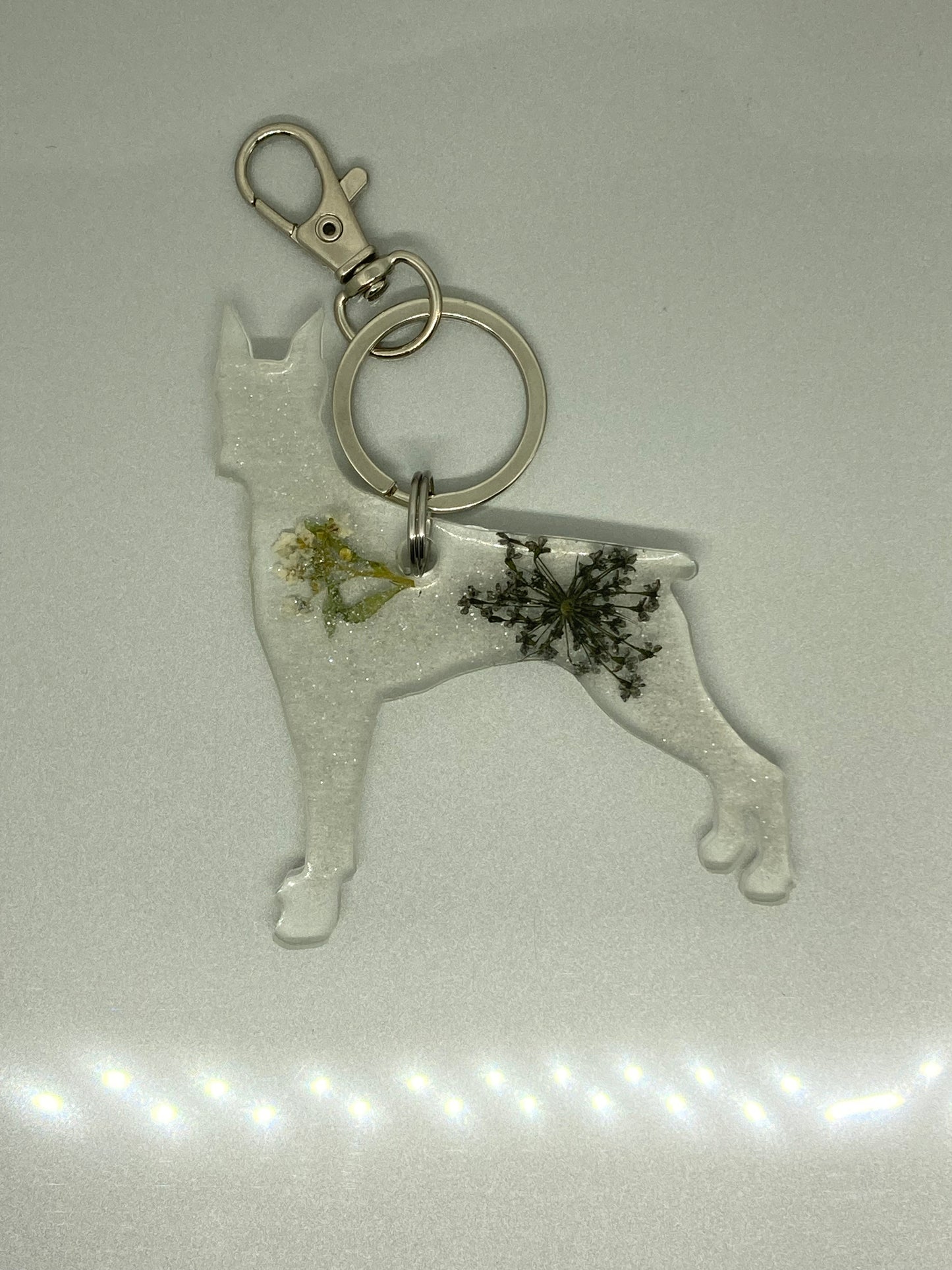 Doberman Keychain