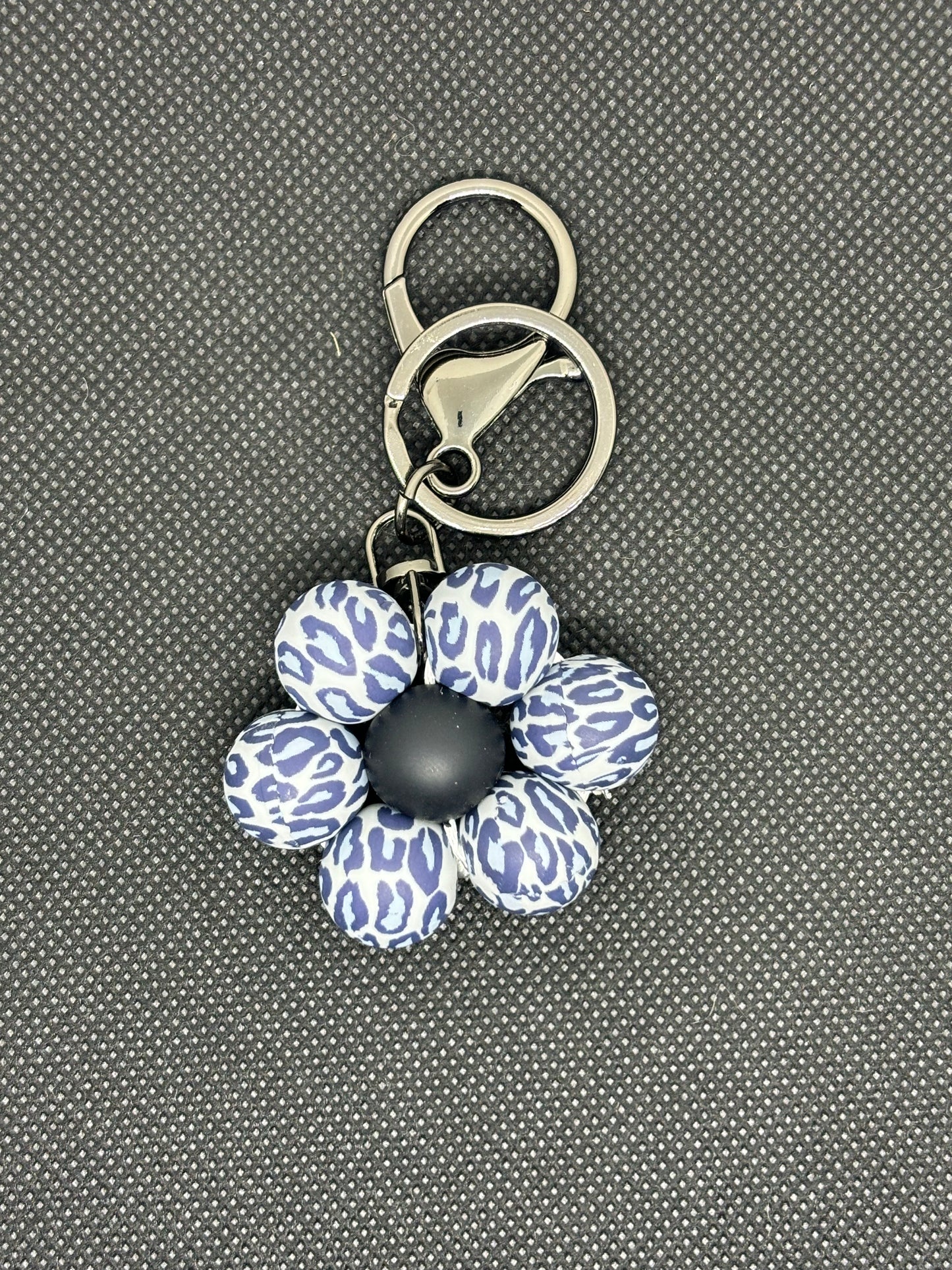 Beaded Flower Keychain