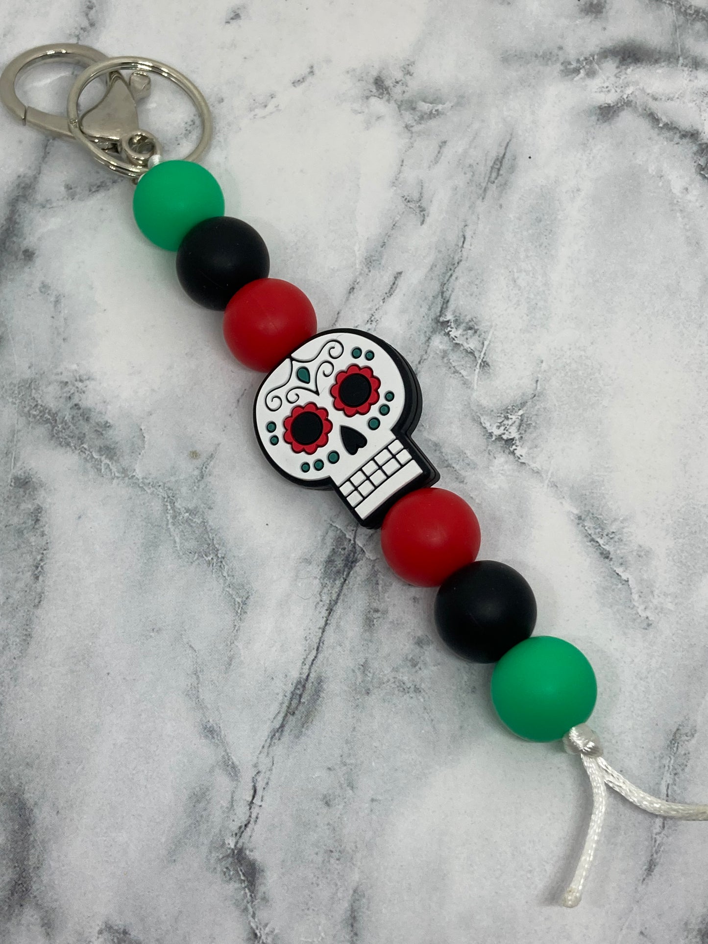 Sugar Skull Keychain