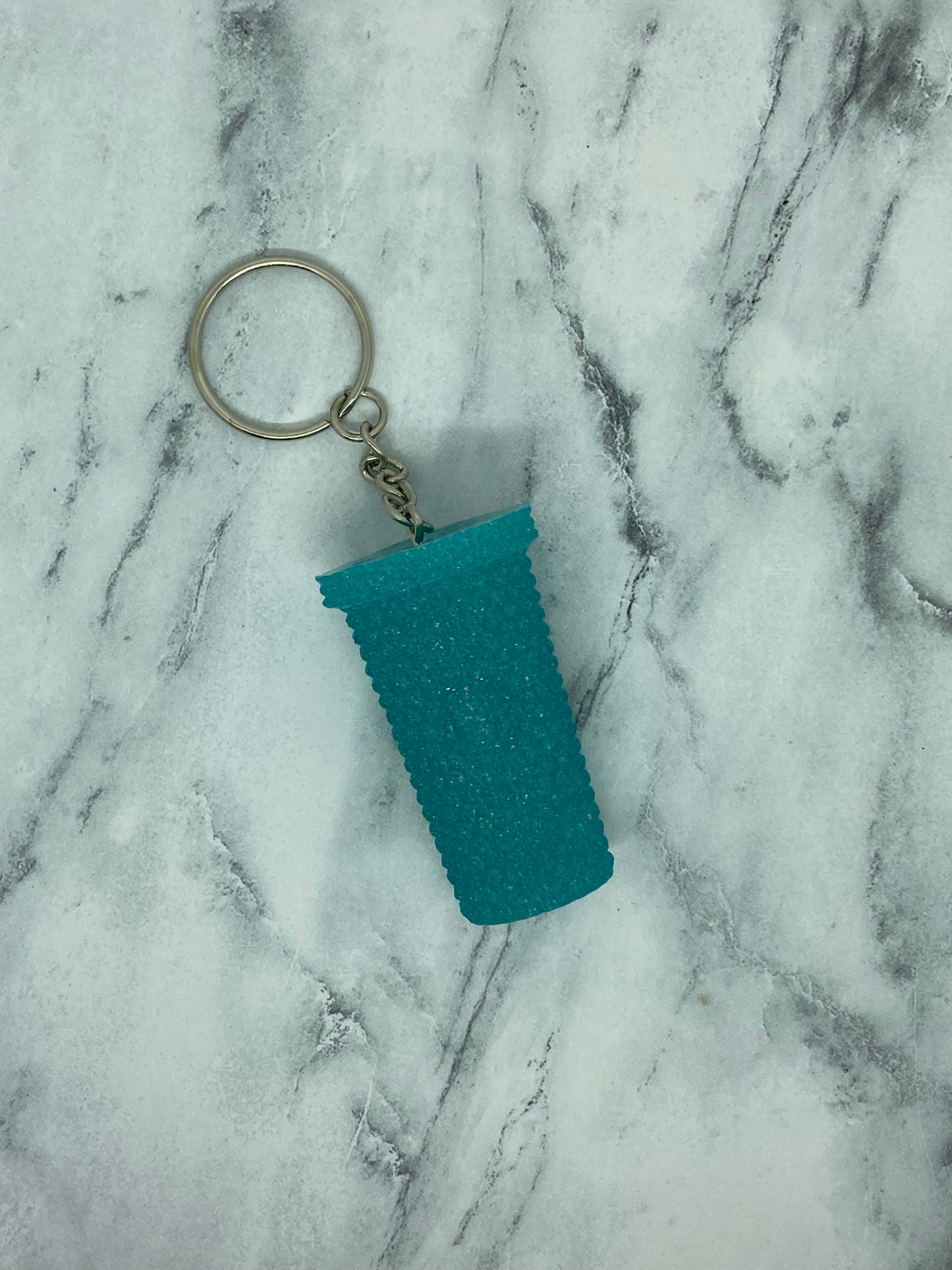 Starbucks Cup Glitter Keychain