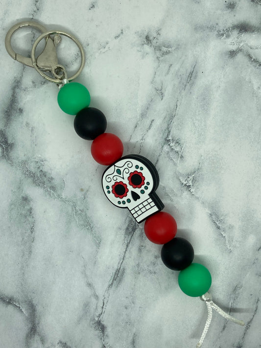 Sugar Skull Keychain