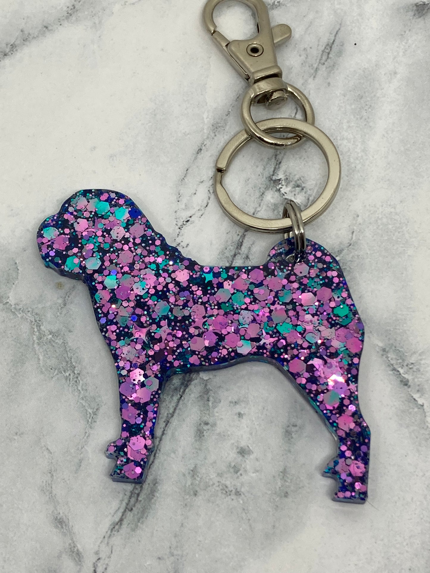 Shar Pei Keychain