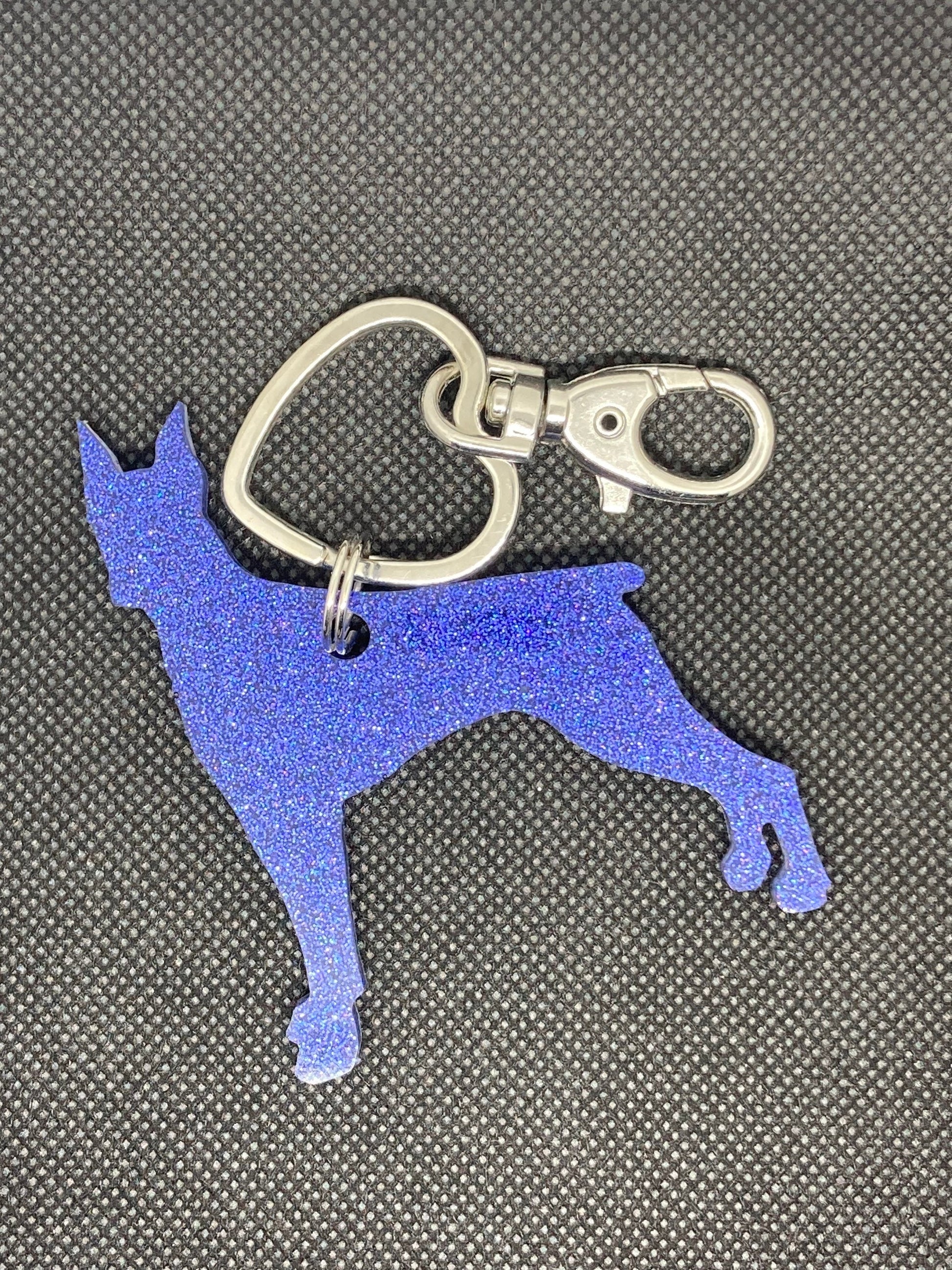 Doberman Keychain