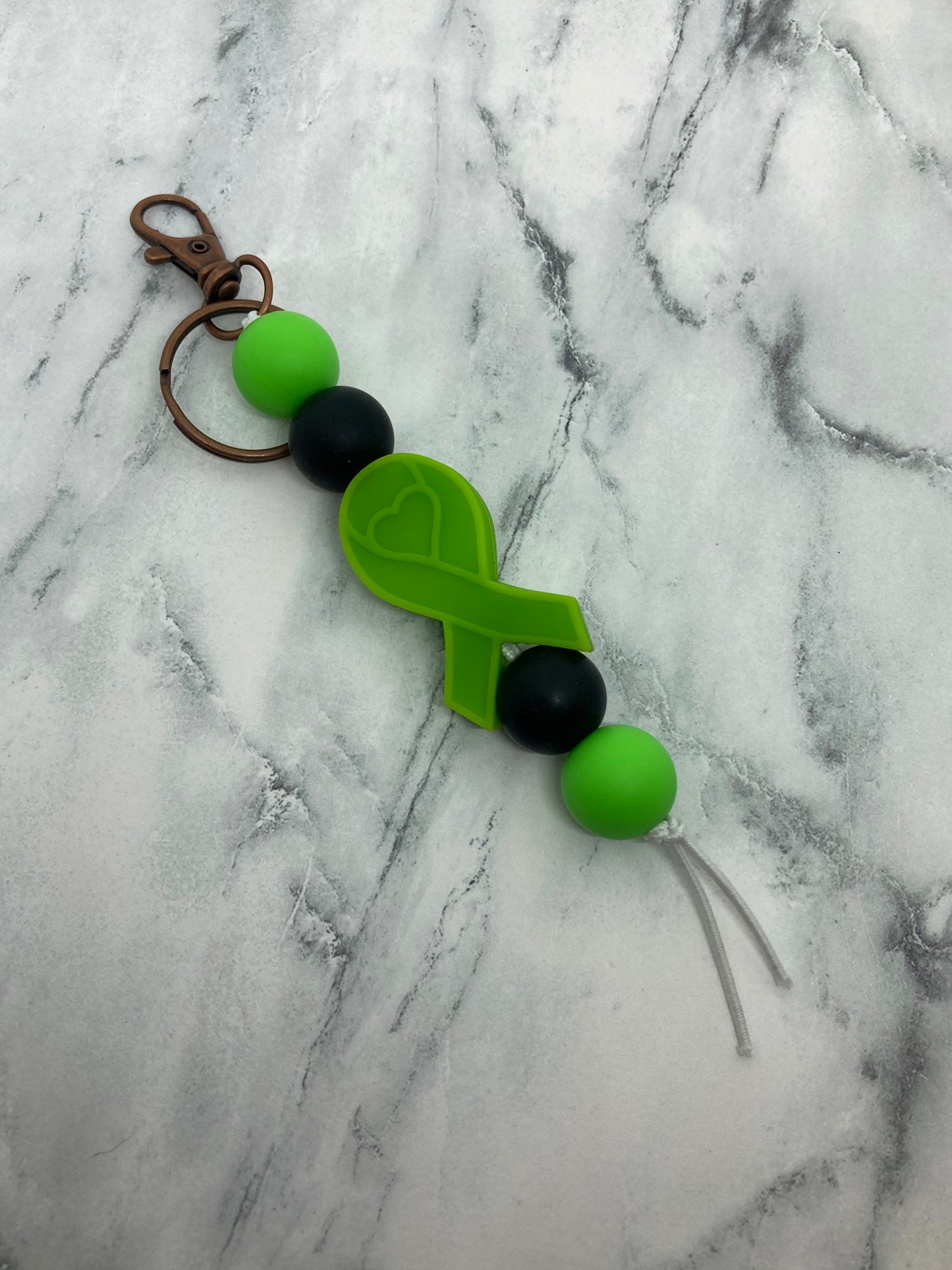 Ribbon Keychain, Silicone Keychain