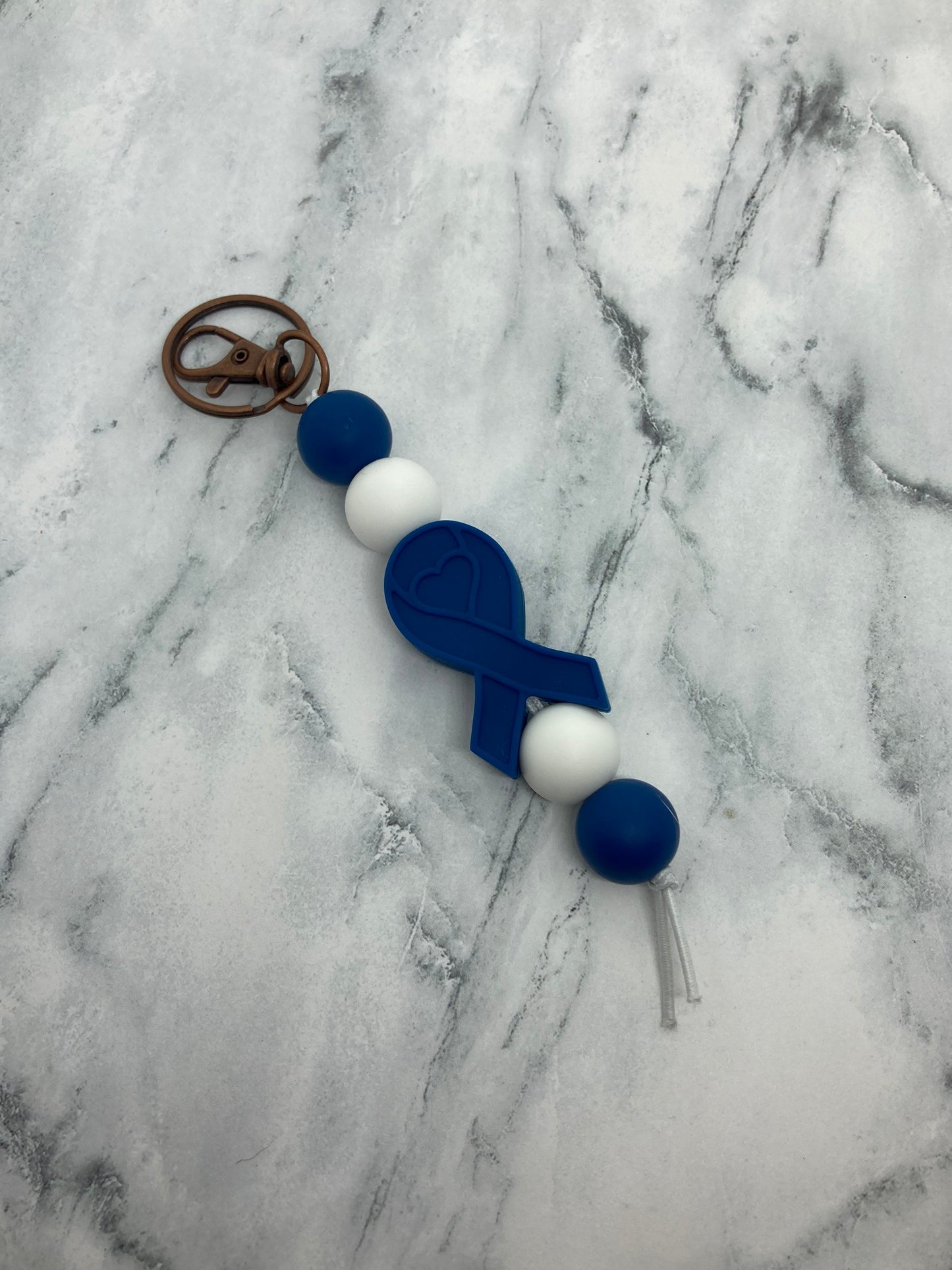 Ribbon Keychain, Silicone Keychain