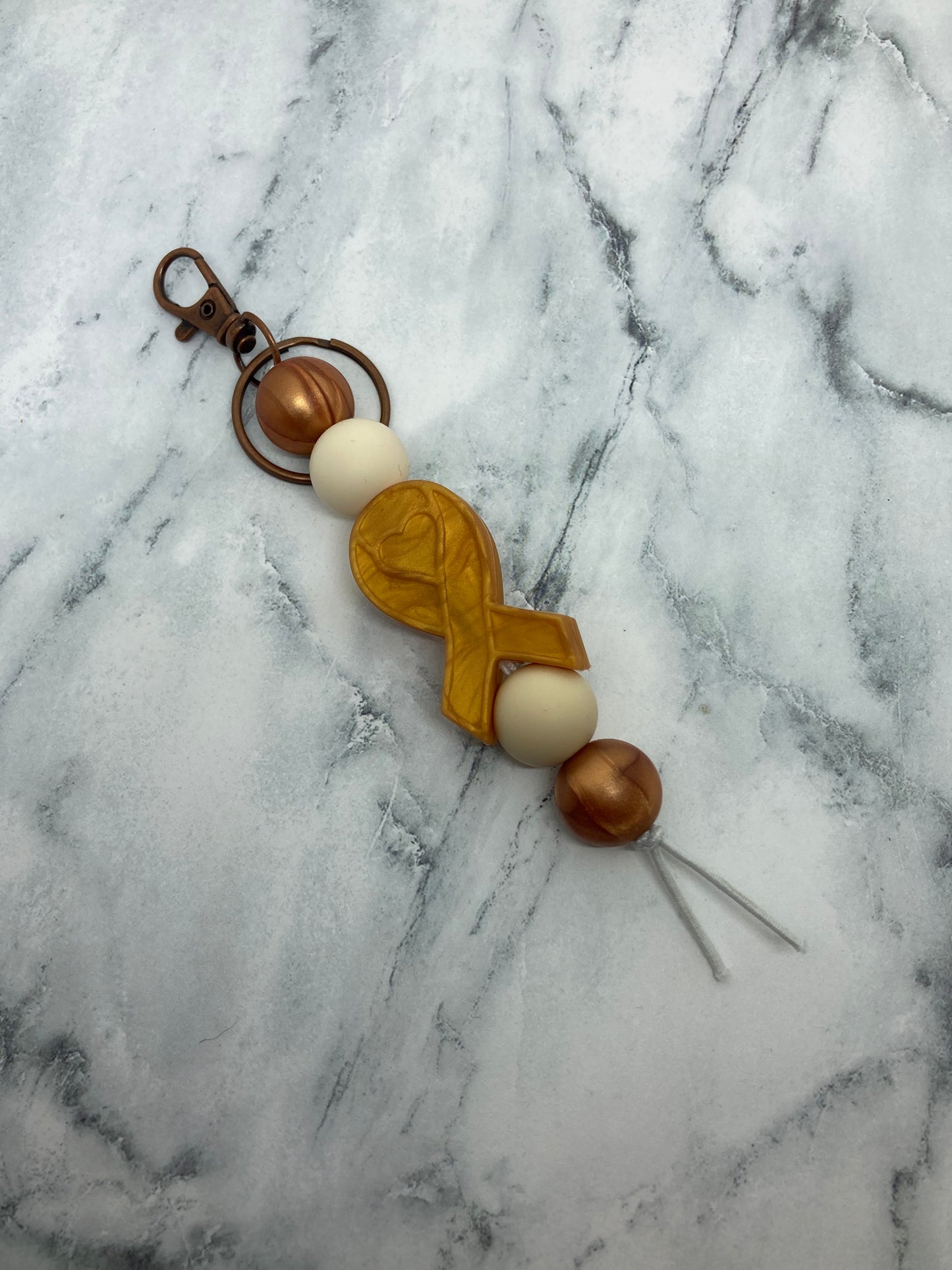 Ribbon Keychain, Silicone Keychain